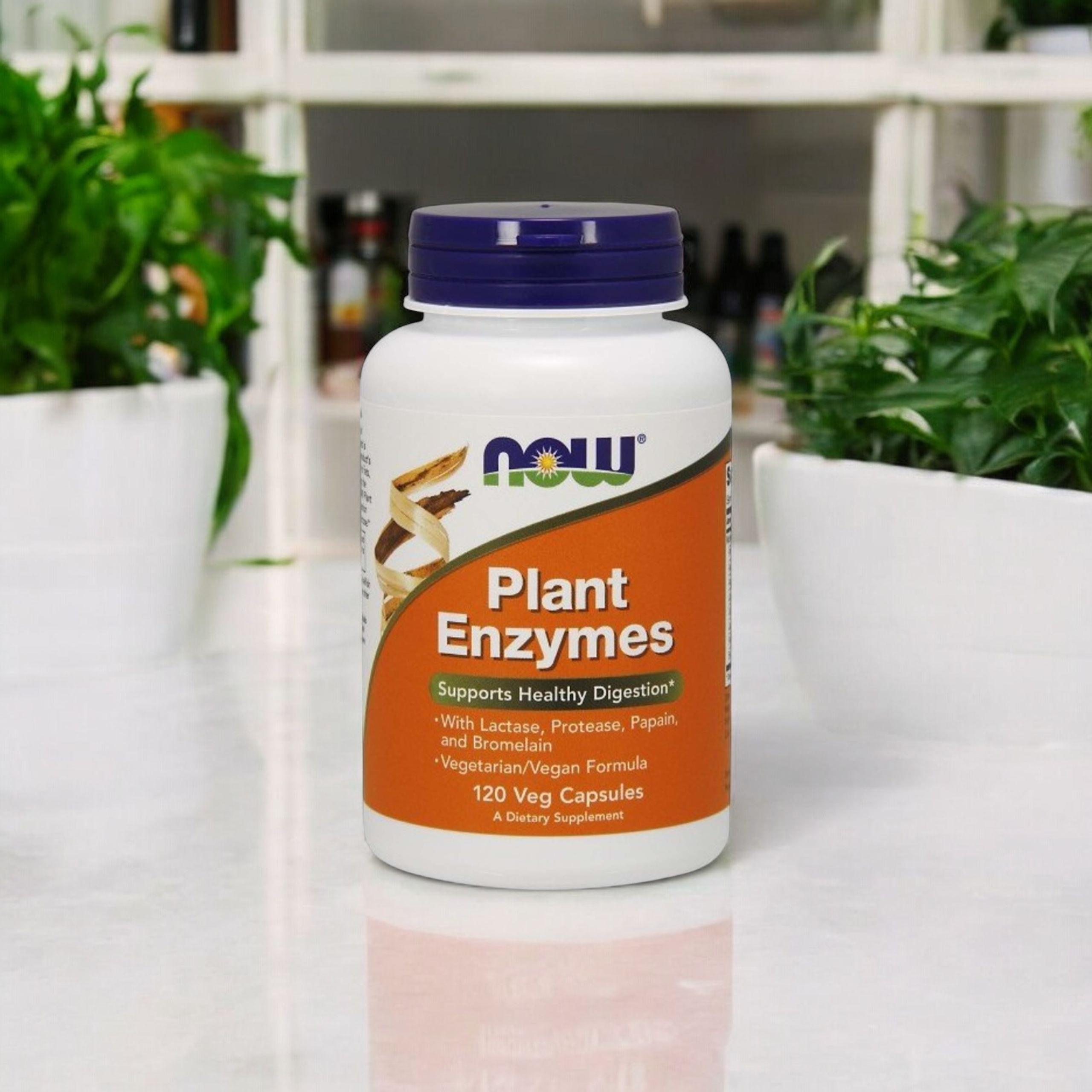 NOW Plant Enzymes - 2x 120vcaps.