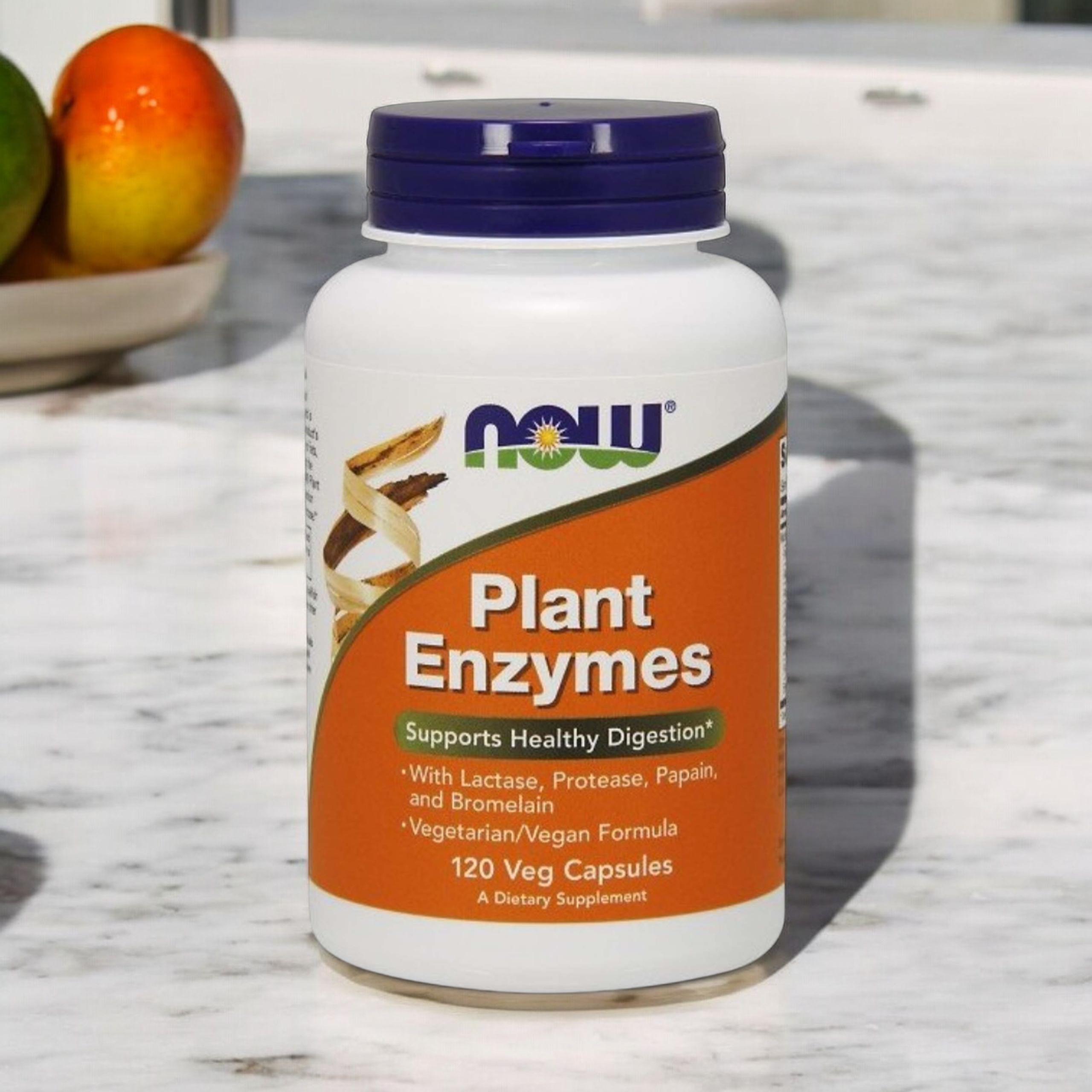 NOW Plant Enzymes - 2x 120vcaps.