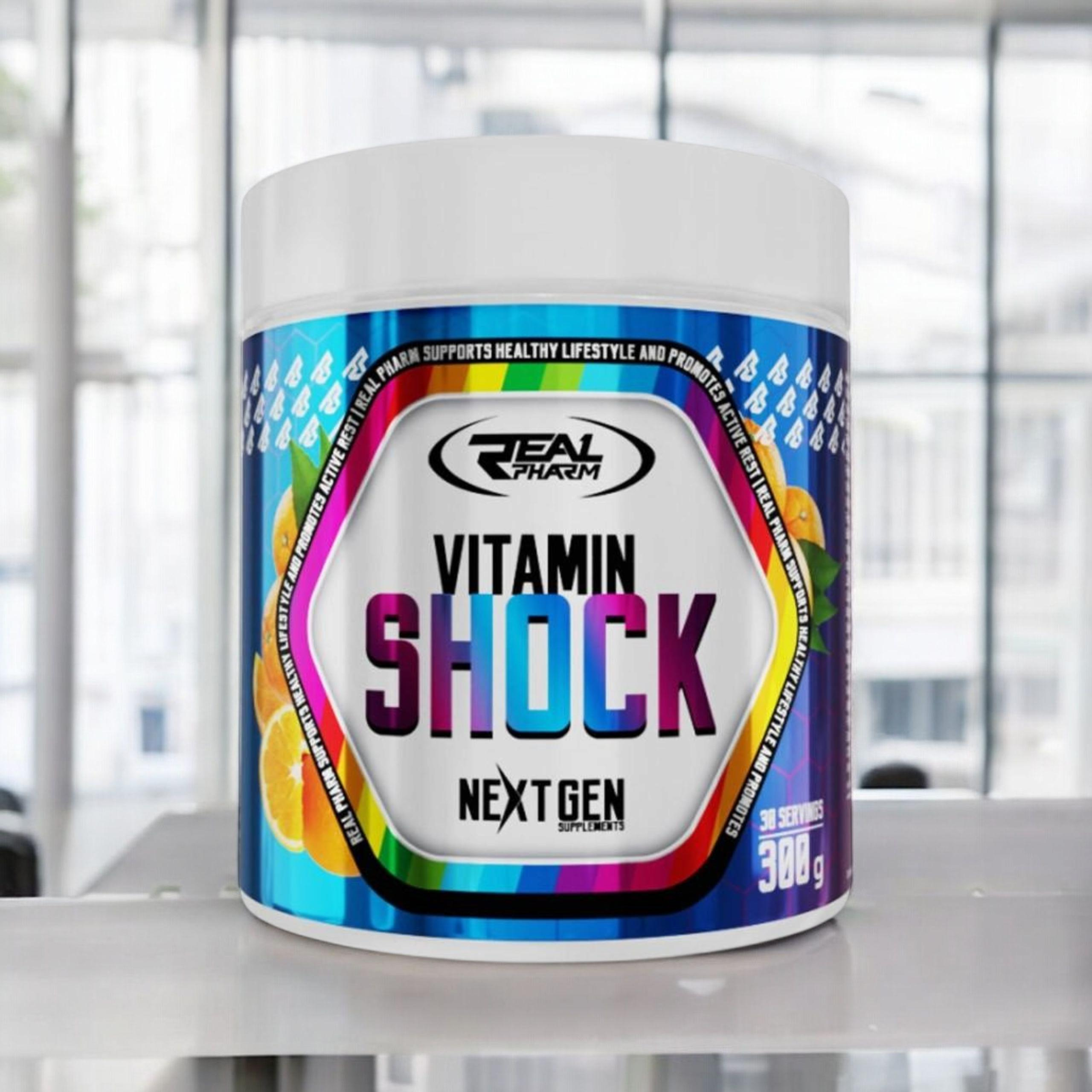 REAL PHARM - Vitamin Shock - 300g - Orange