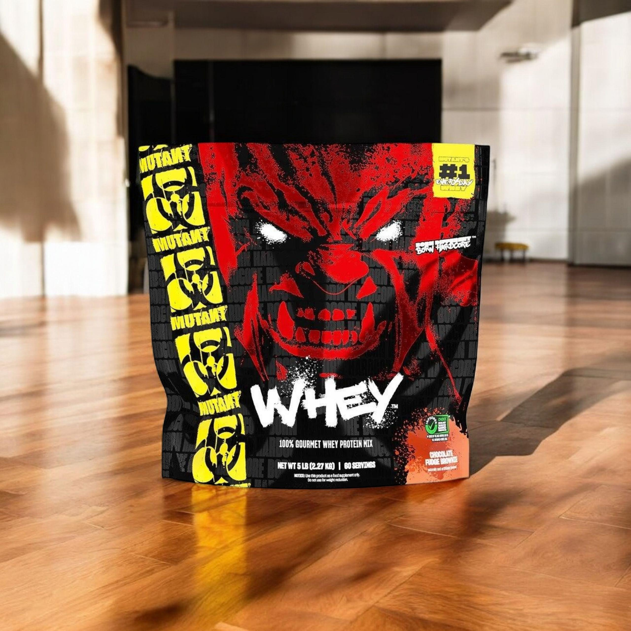 USZKODZONE - Mutant Whey - 2270g - Chocolate Fudge Brownie - WYPRZEDAŻ - 30-06