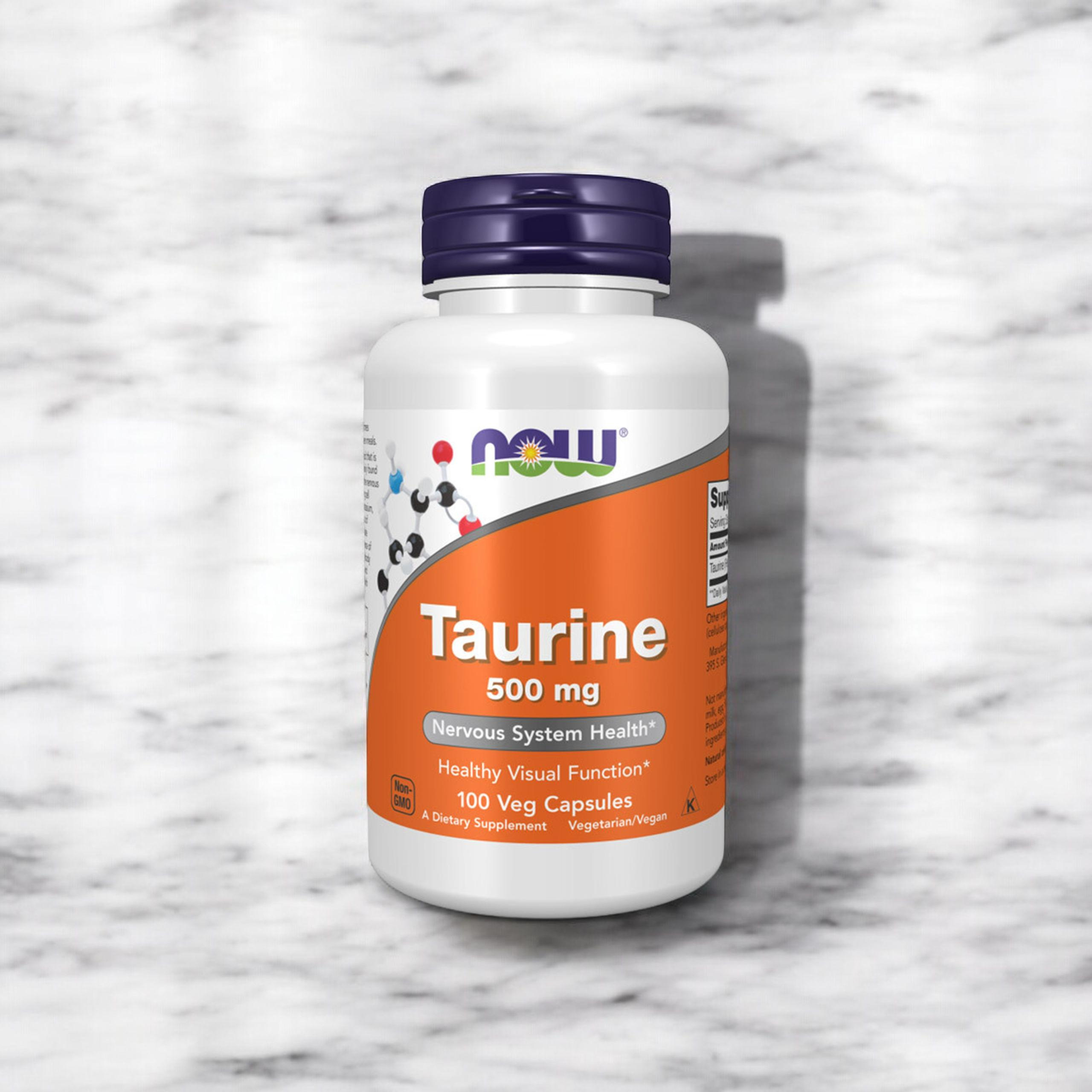 NOW Taurine 500mg - 2x 100vcaps
