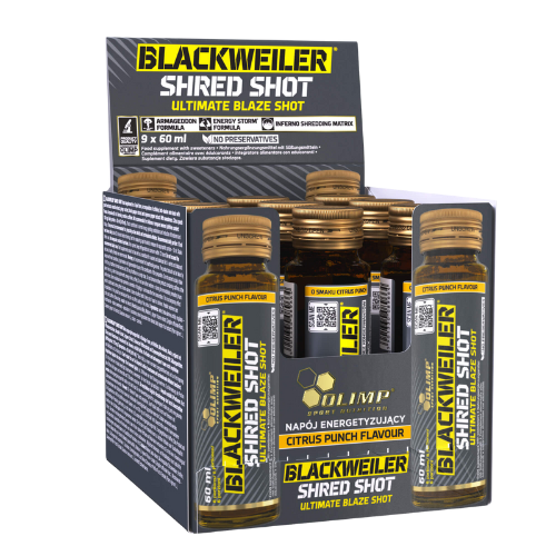 OLIMP - Blackweiler Shred Shot - 3x 60ml x9 - Citrus Punch