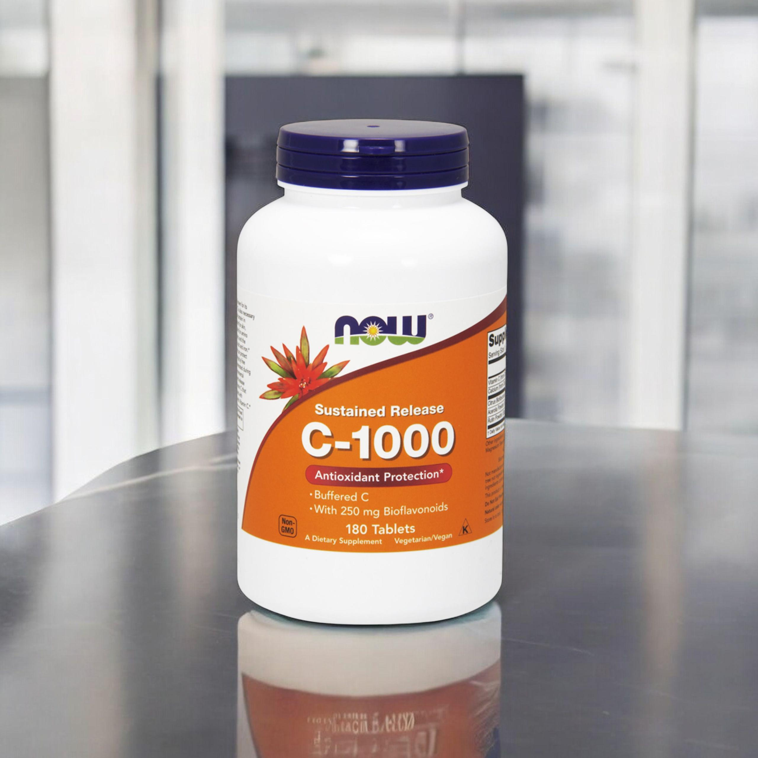 NOW Vitamin C-1000 Complex Buffered - 3x 180tabs