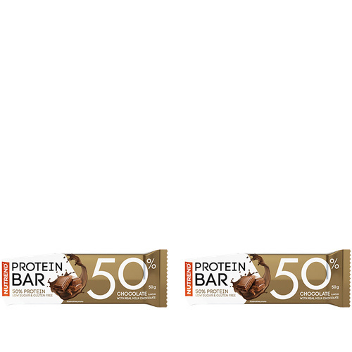 NUTREND - Protein Bar 50% - 2x 50g - Chocolate