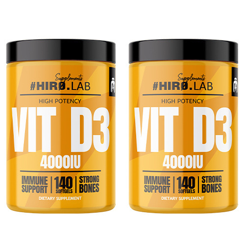 HIRO.LAB Vitamin D3 4000IU - 2x 140 softgels