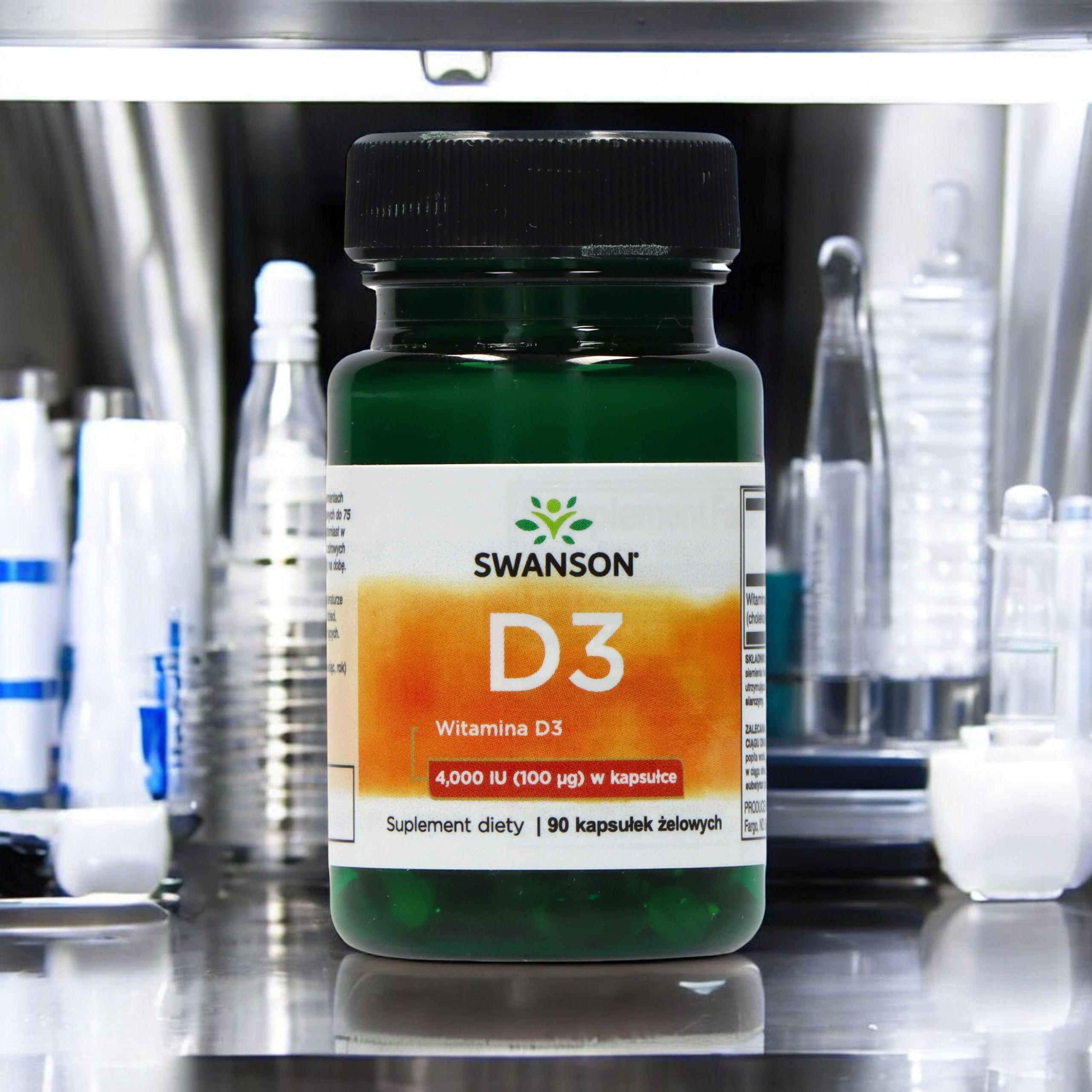 SWANSON Vitamin D3 4000IU - 3x 90softgels
