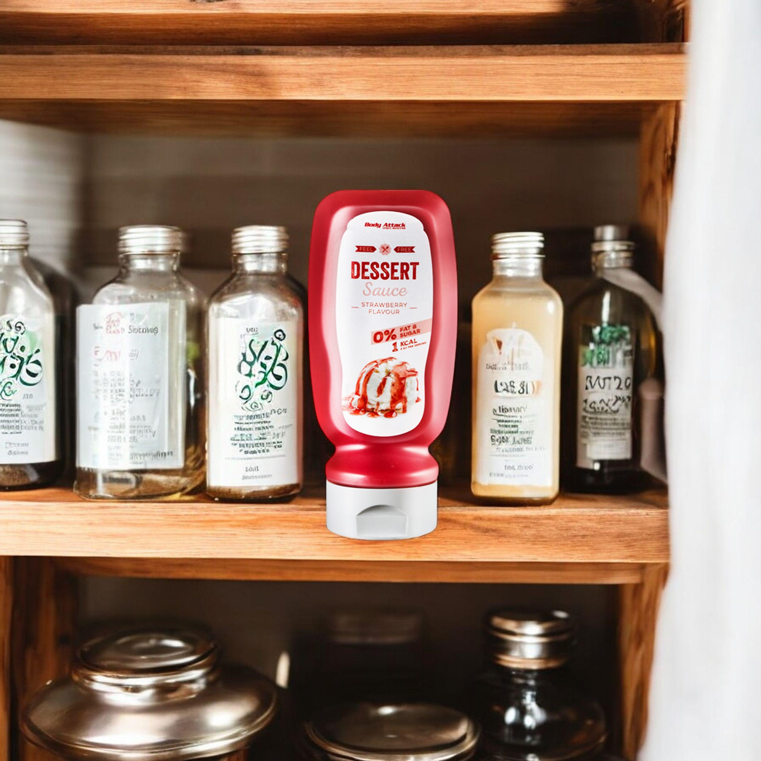BODY ATTACK Dessert Sauce Strawberry Flavour - 320ml
