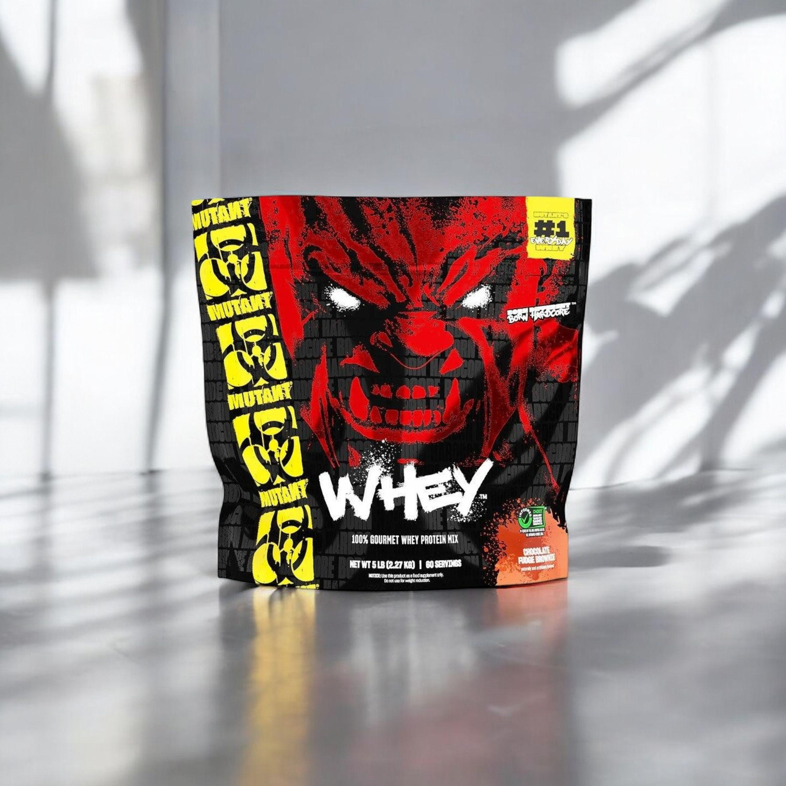 USZKODZONE - Mutant Whey - 2270g - Chocolate Fudge Brownie - WYPRZEDAŻ - 30-06