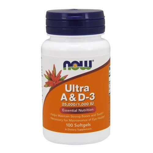 NOW Ultra A & D-3 25000/1000IU - 100 soft gels