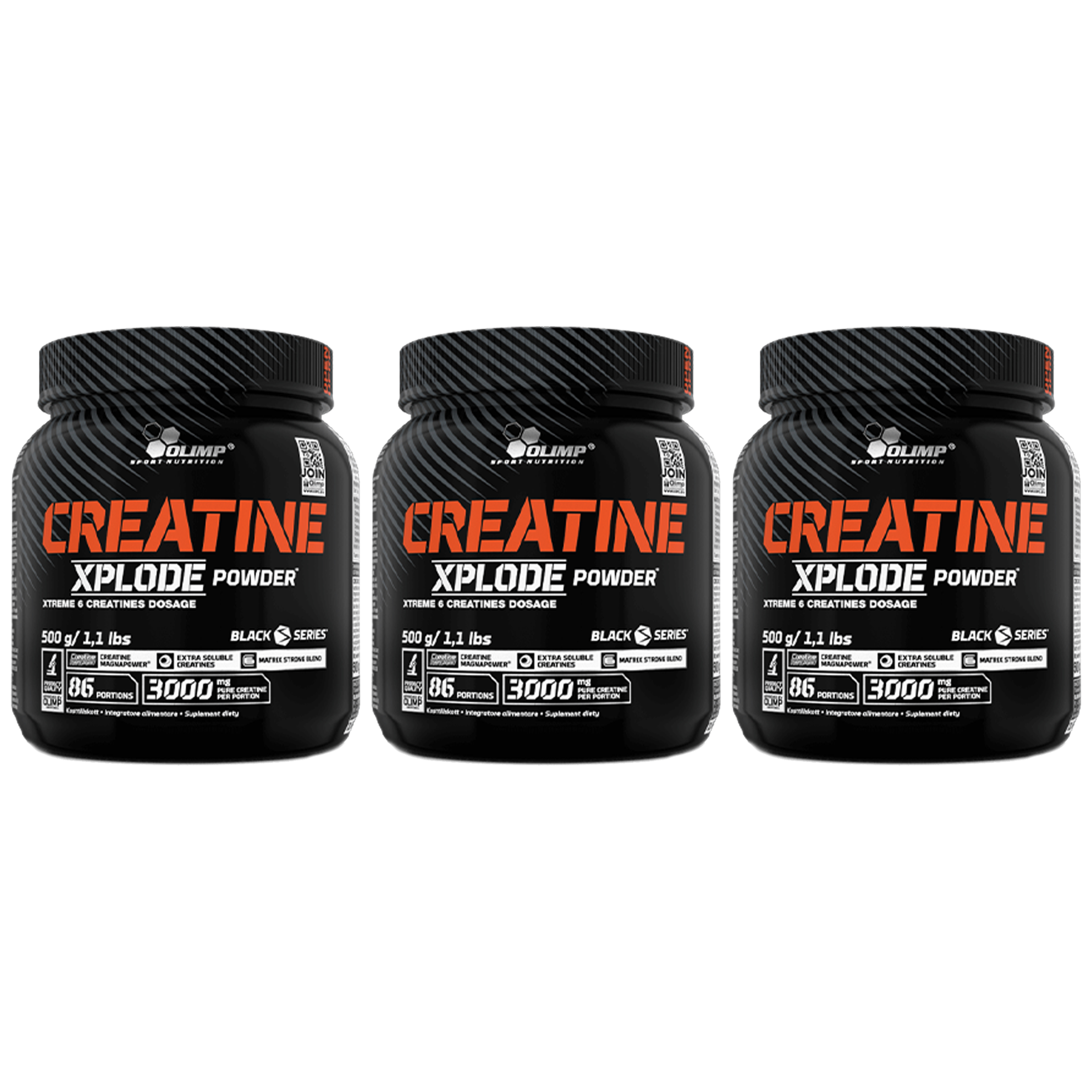OLIMP Creatine Xplode - 3x 500g
