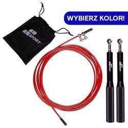 MP SPORT Jump Rope Aluminium Handle - Skakanka z aluminiowymi uchwytami - 3m