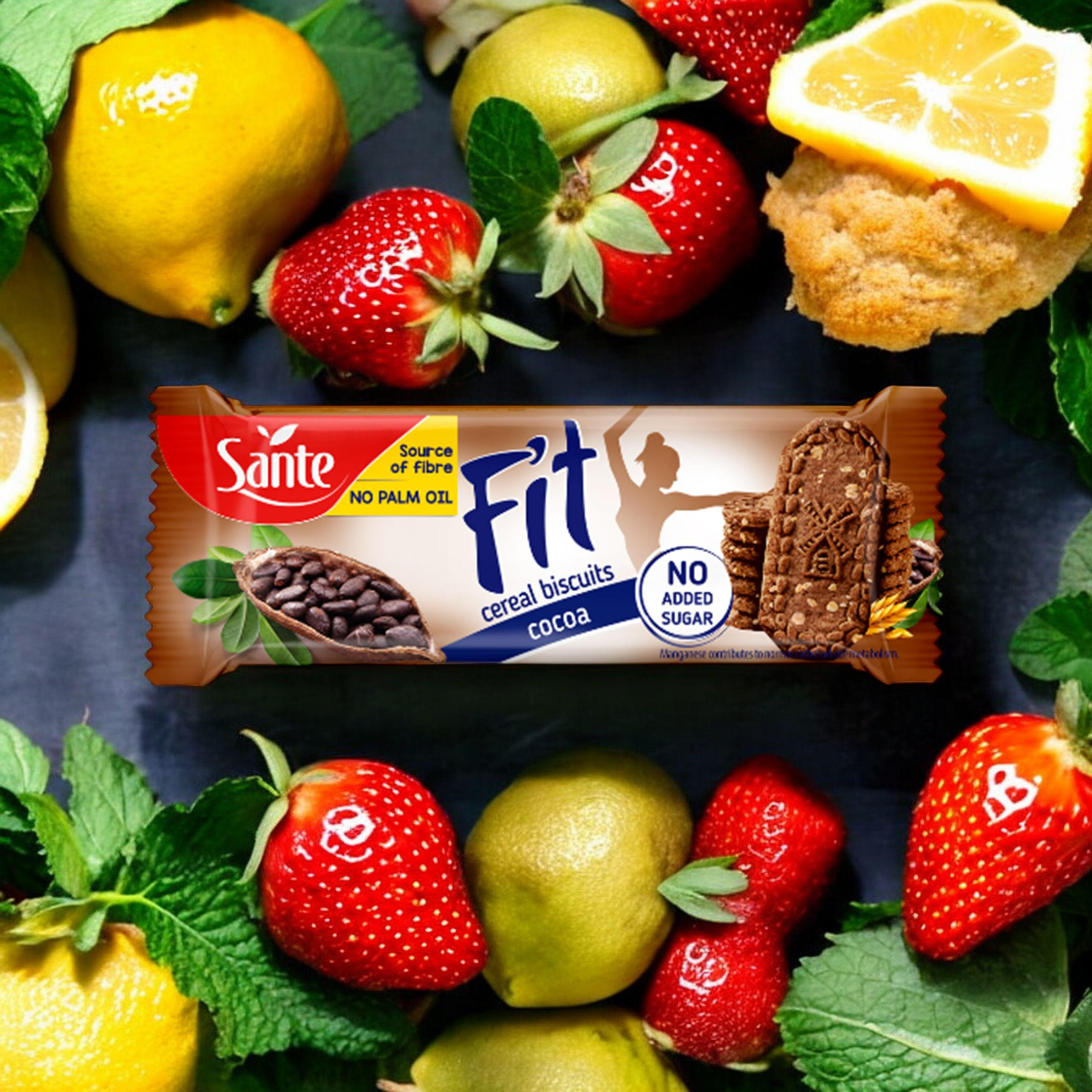 SANTE Fit Cereal Biscuits - 3x 50g