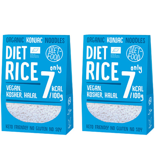 DIET FOOD Bio - Diet Rice - 2x 300g - Makaron Konjac