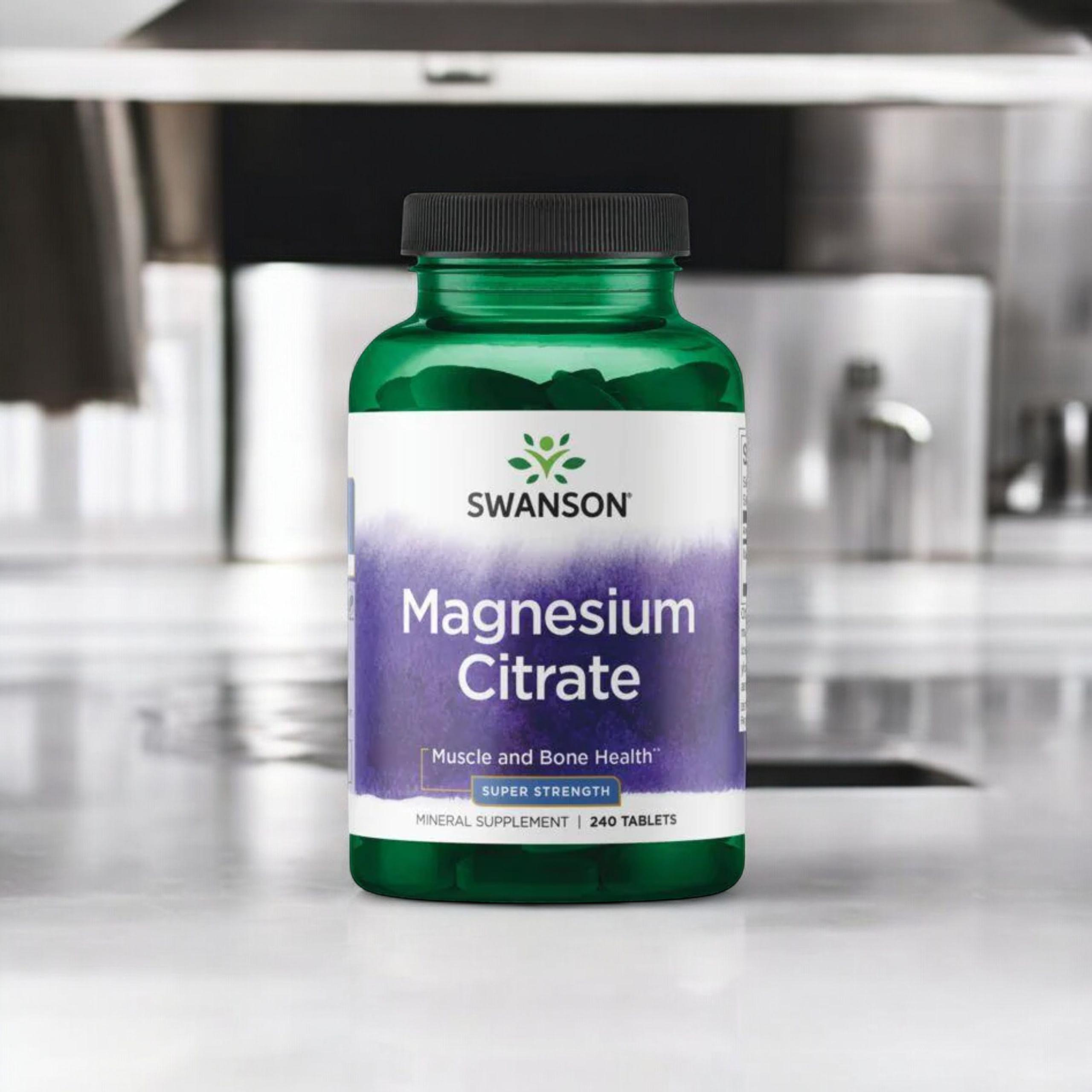 SWANSON - Cytrynian Magnezu - 2x 240tabs.