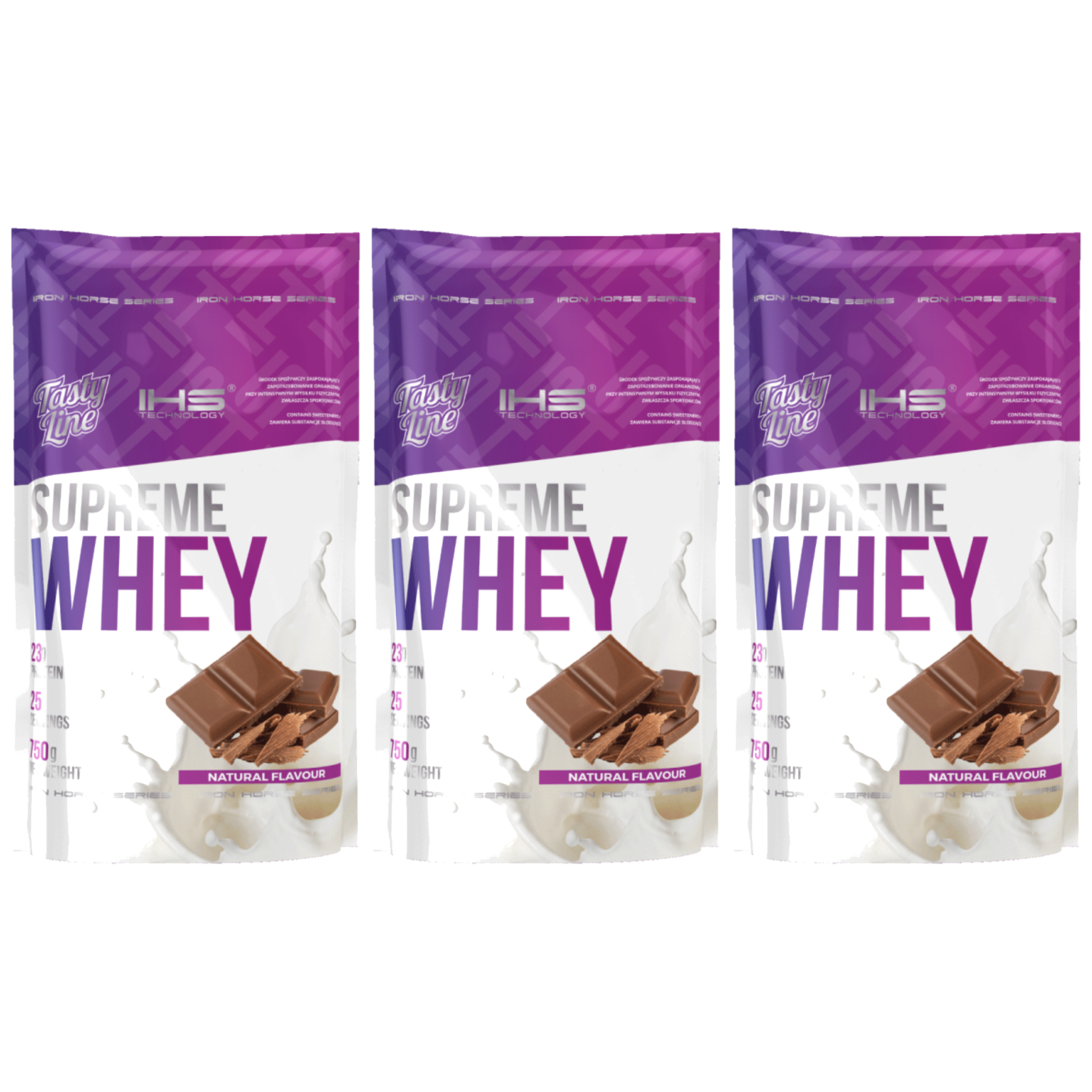 IRON HORSE Supreme Whey - 3x 2000g