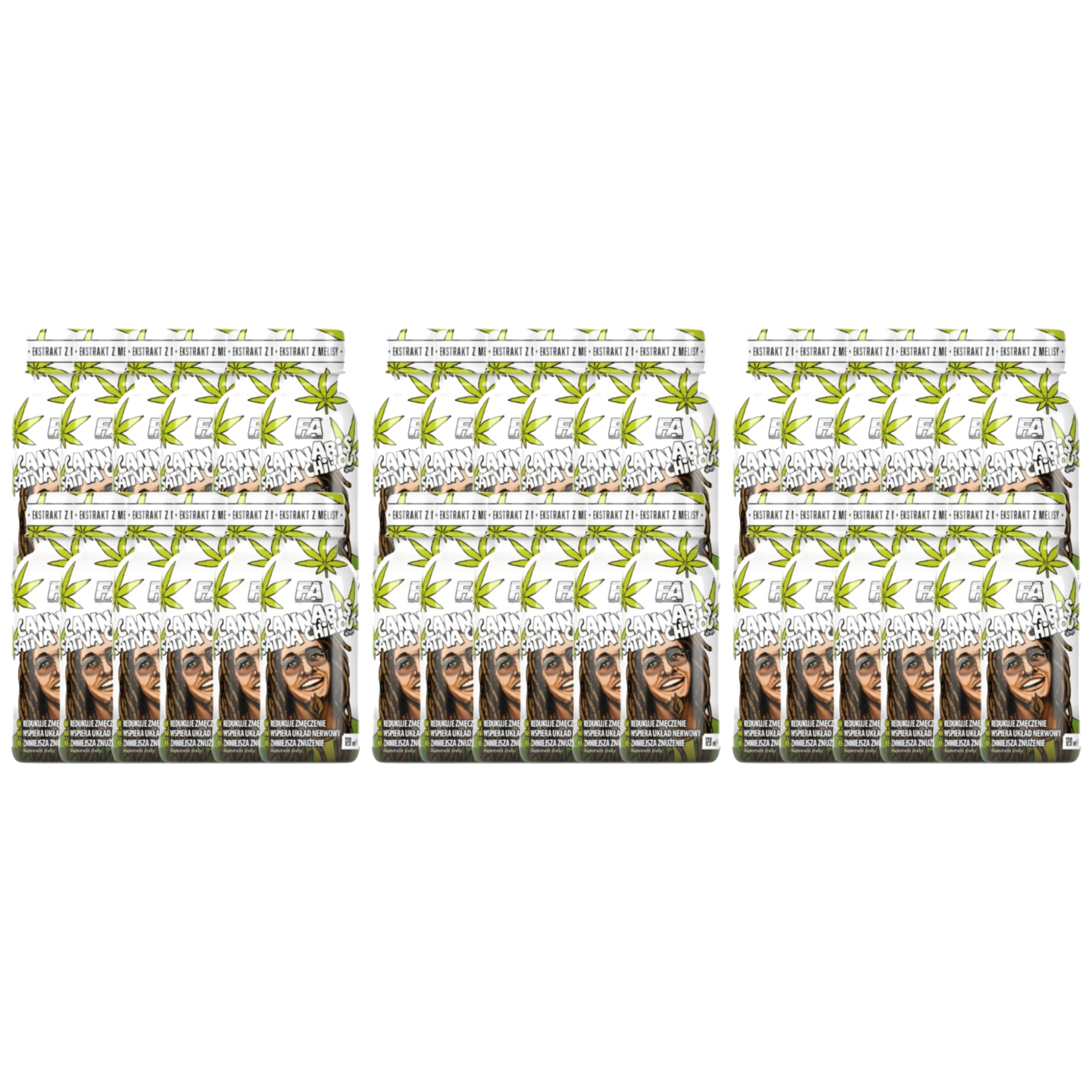 FITNESS AUTHORITY - Chillout Shot - 12x 3x 120ml - Cannabis