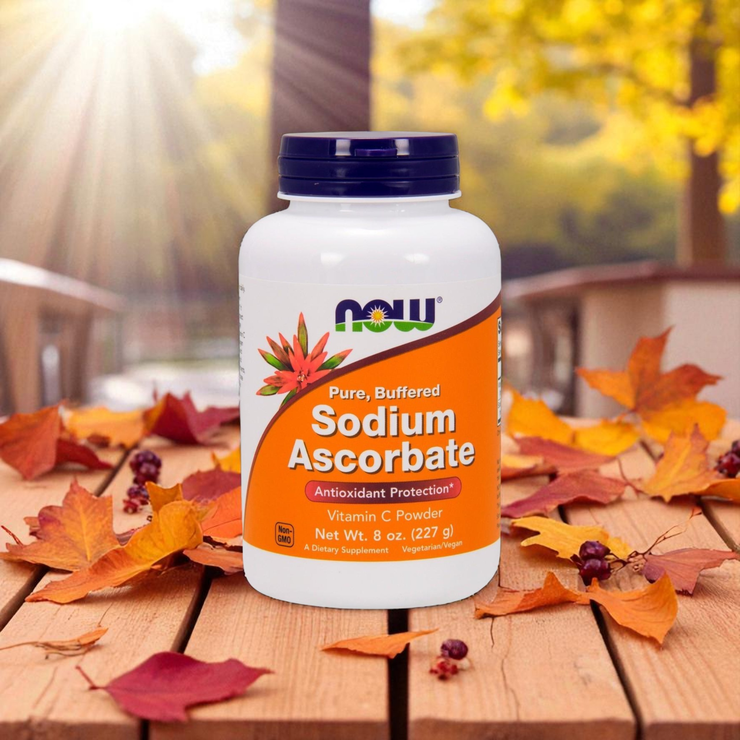NOW - Sodium Ascorbate Powder - 3x 227g