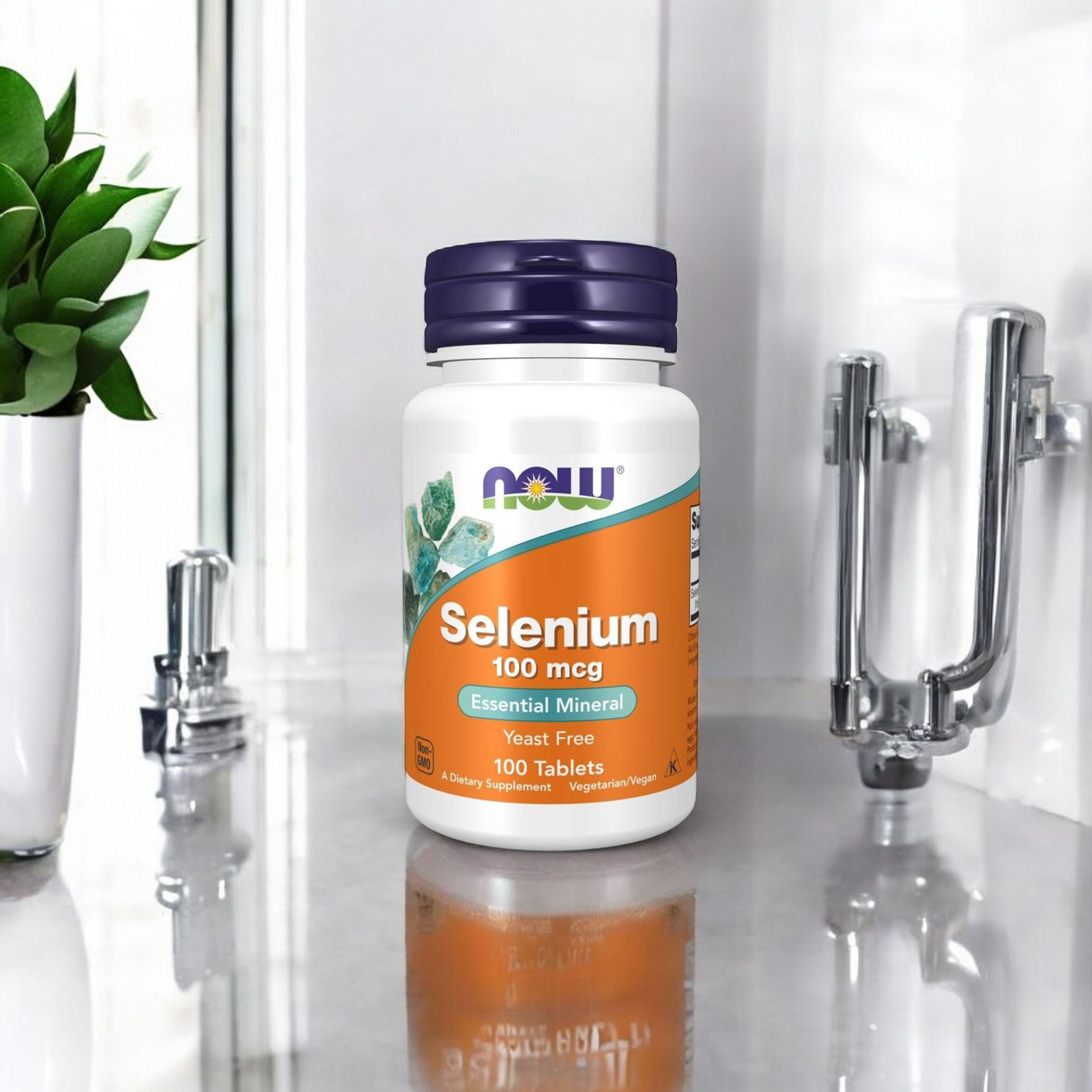 NOW Selenium 100mcg - 3x 100tabs