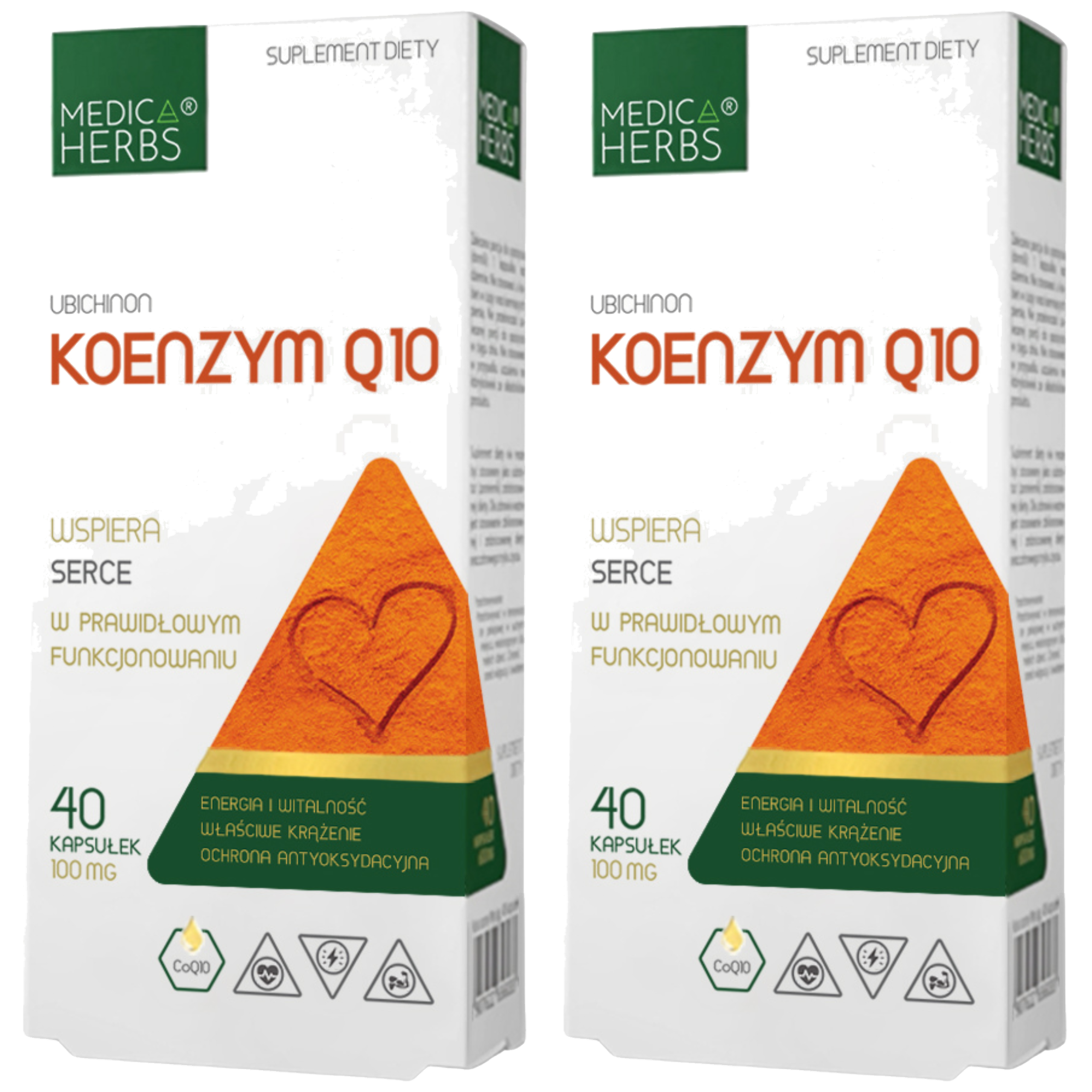 MEDICA HERBS - Koenzym Q10 100mg - 2x 40caps.
