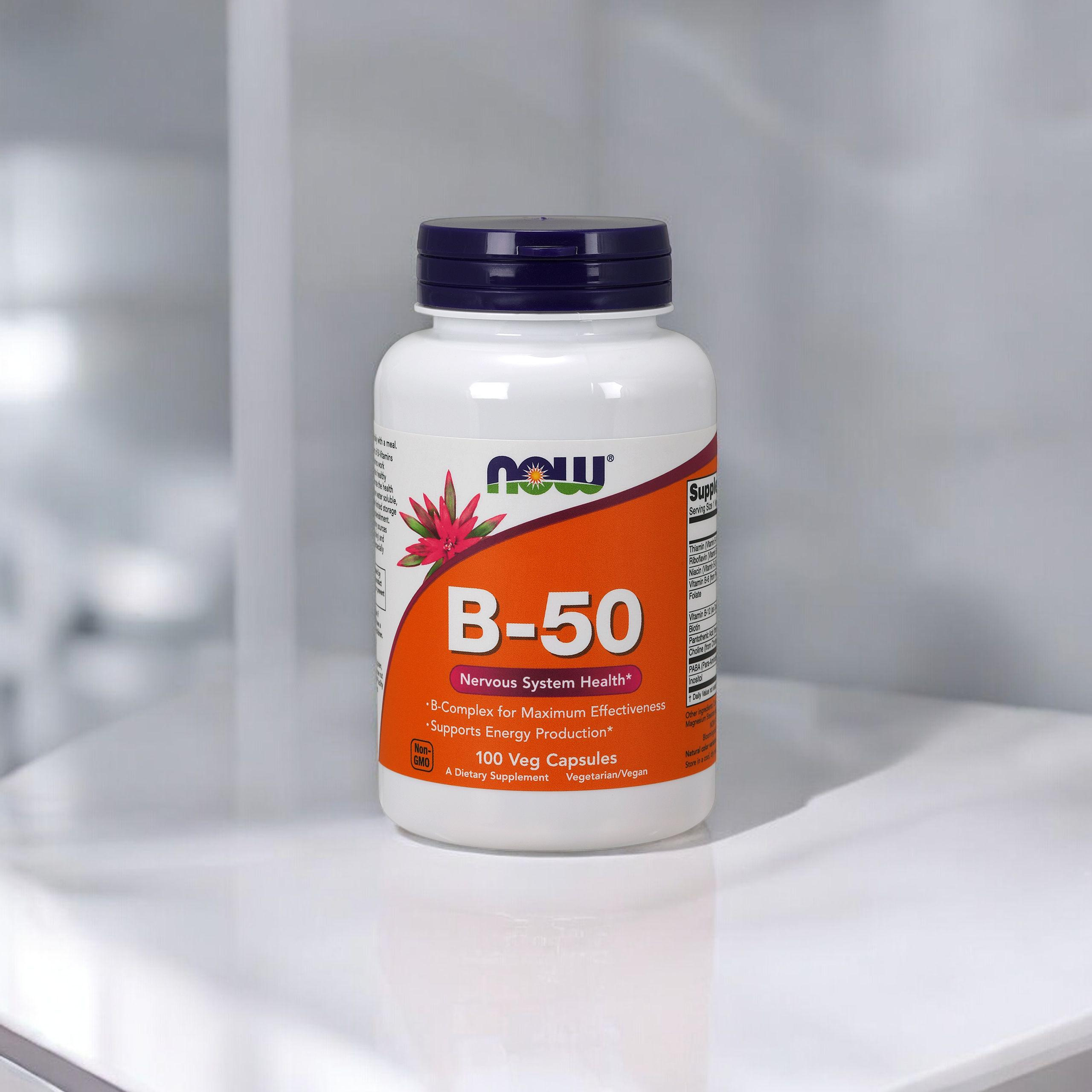 NOW Vitamin B-50 - 2x 100vcaps