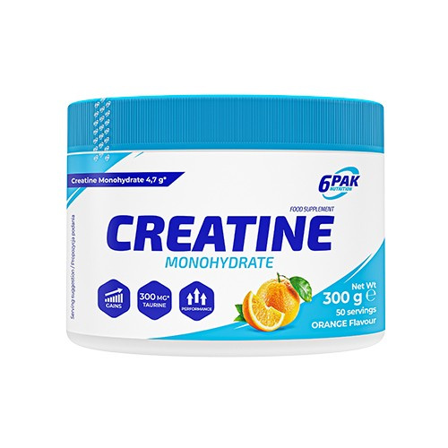 6PAK Creatine Monohydrate - 300g