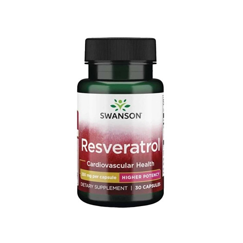 SWANSON Resveratrol 250mg - 3x 30caps