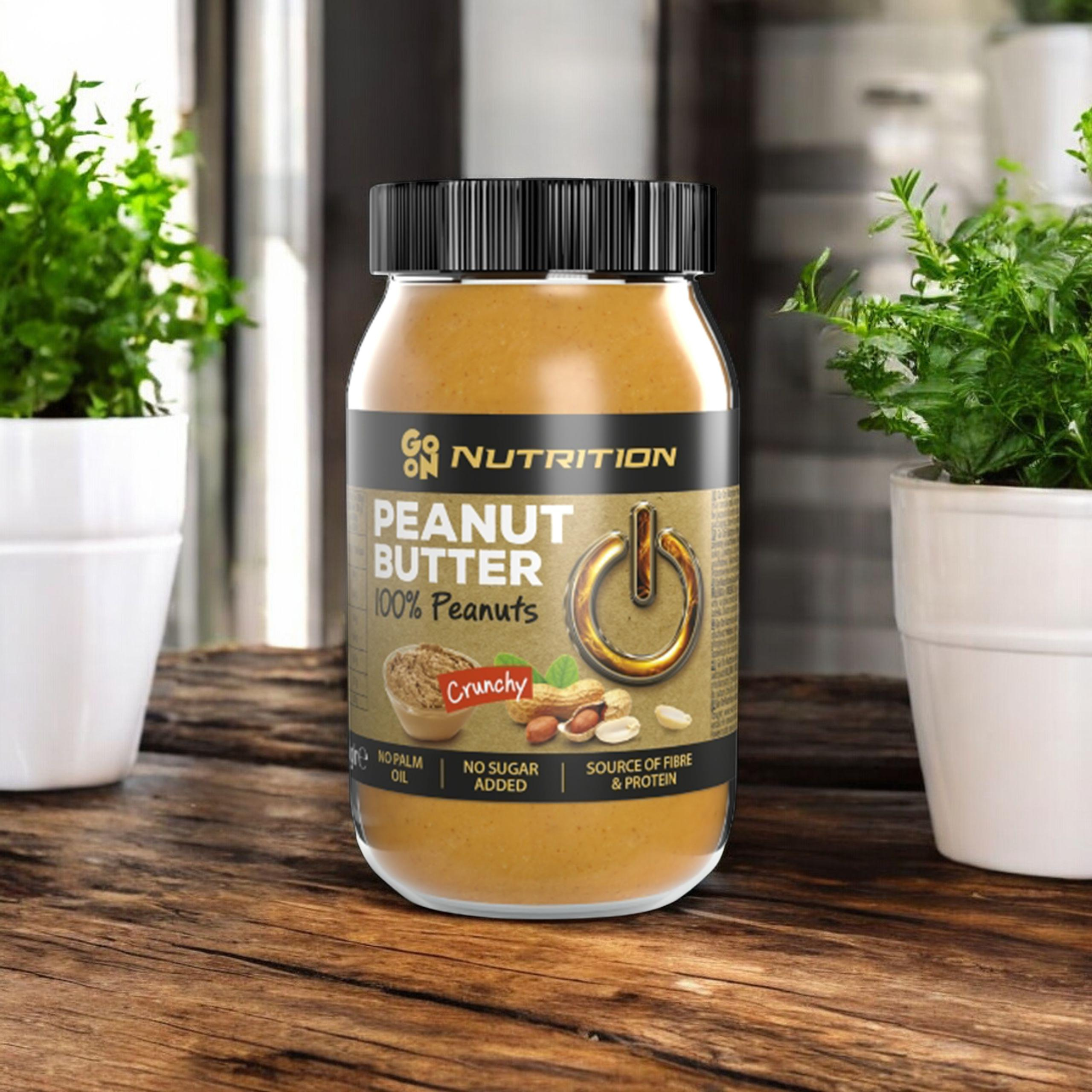 GO ON NUTRITION Peanut Cream 100% Peanuts - 3x 900g - Krem orzechowy