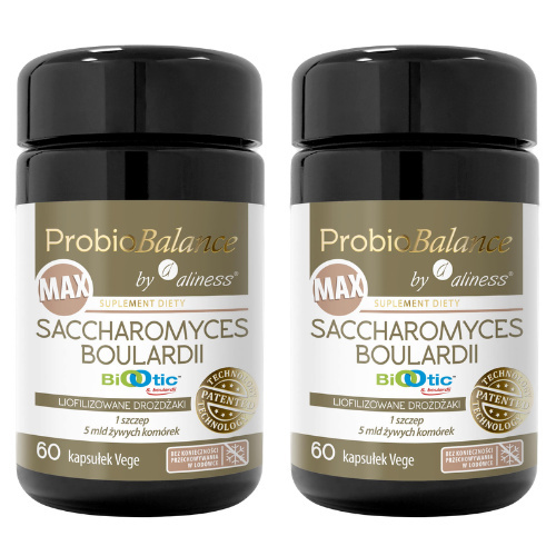 ALINESS - ProbioBALANCE Max Saccharomyces Boulardii 5mld - 60vcaps. x2