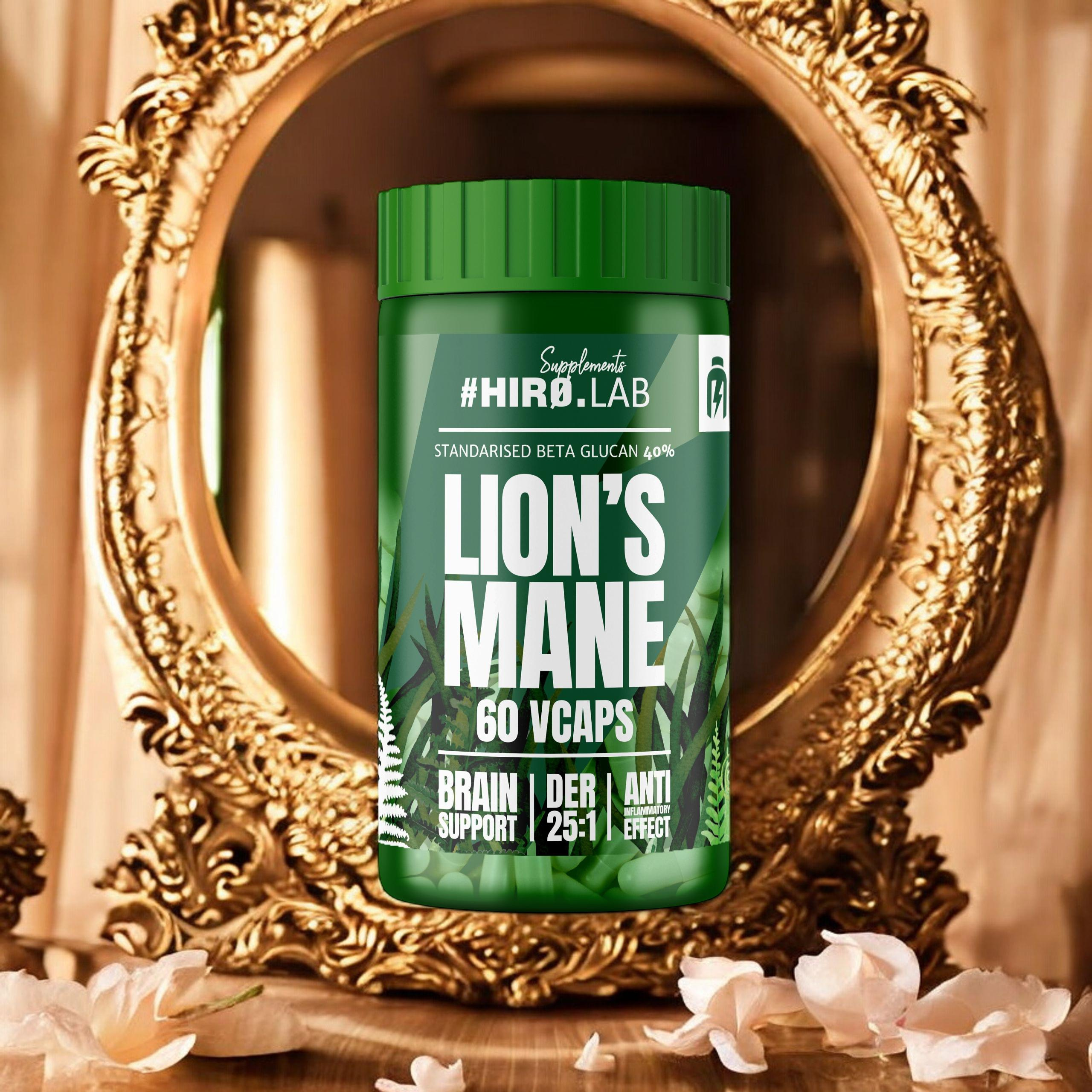 HIRO.LAB Lion's Mane Extract 25:1 500mg - 60vcaps