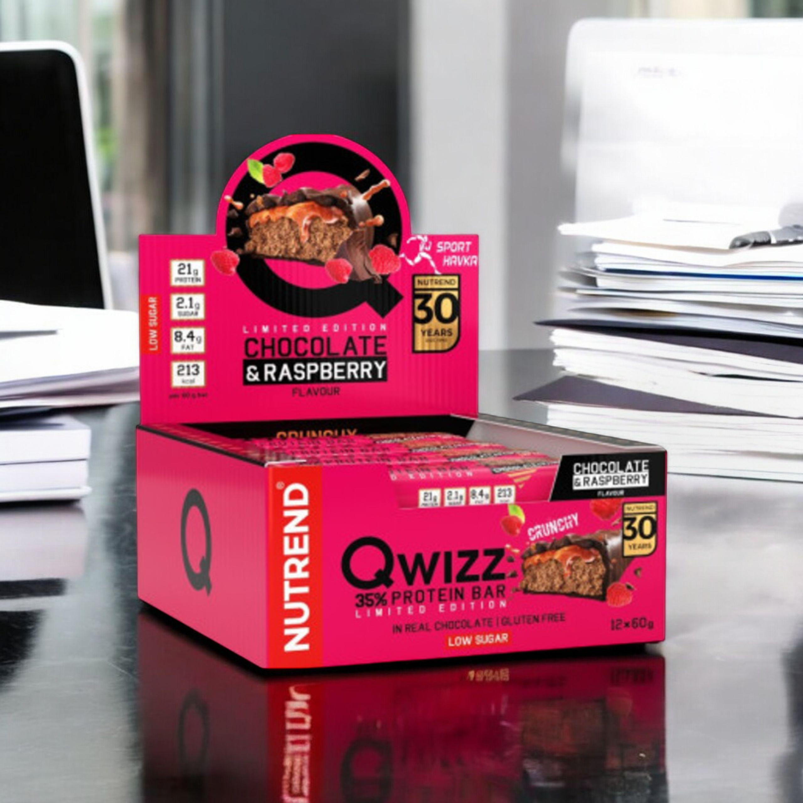 NUTREND - Baton QWIZZ Protein Bar - 24x 2x 60g