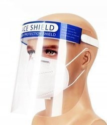 MP GENERATION Przyłbica Ochronna Na Twarz - Maska Na Gumce (Face Shield) - 1szt.