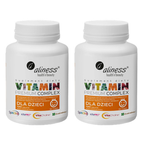 ALINESS - Vitamin Complex dla dzieci - 2x 120tabs.