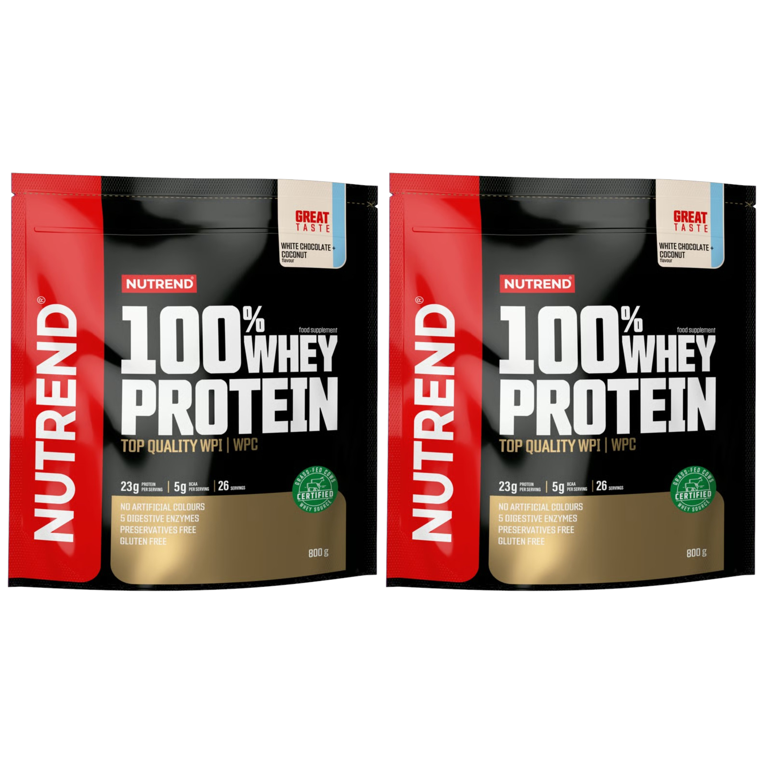 NUTREND - 100% Whey Protein - 2x 800g