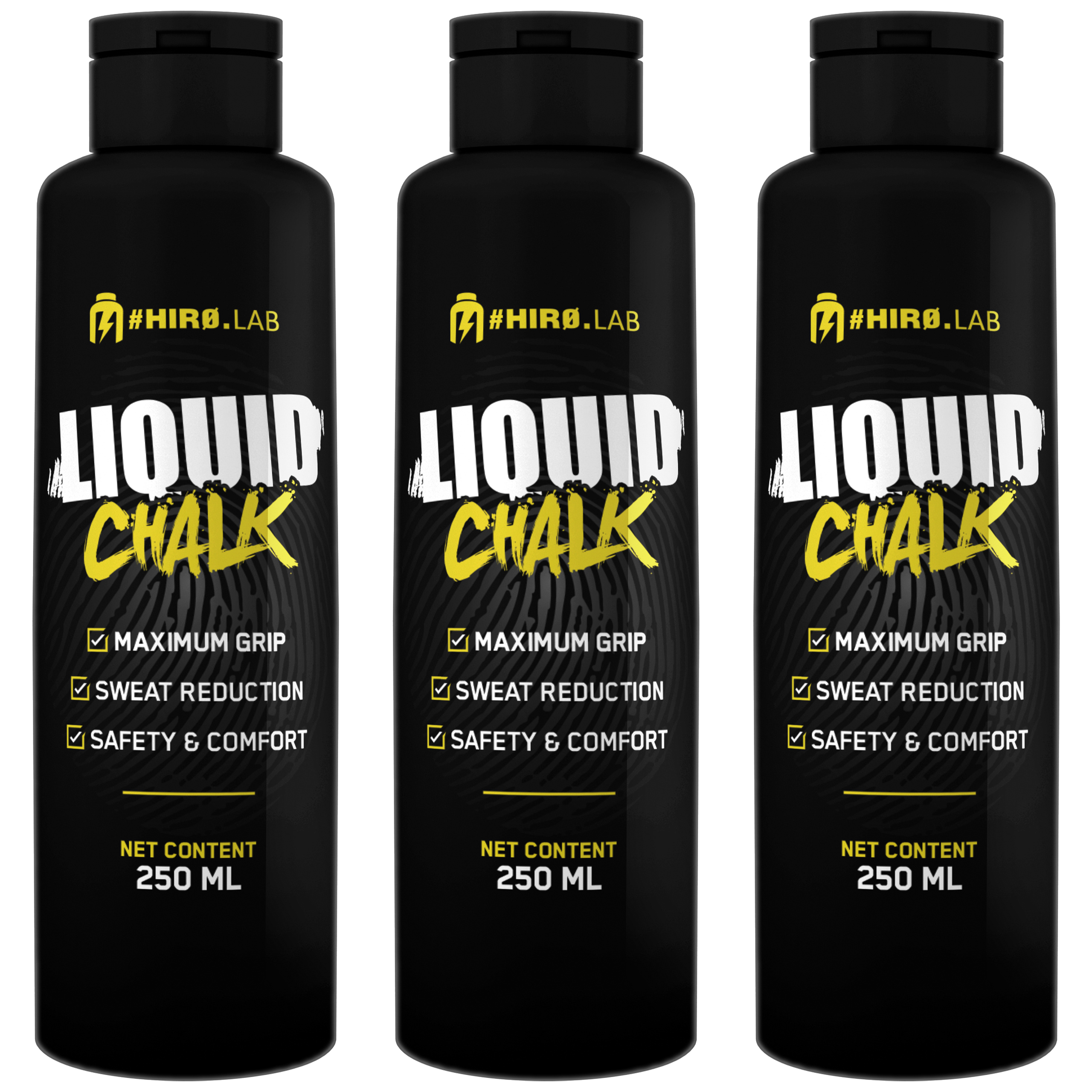 Hiro.Lab Liquid Chalk - 3x 250ml - Magnezja w płynie