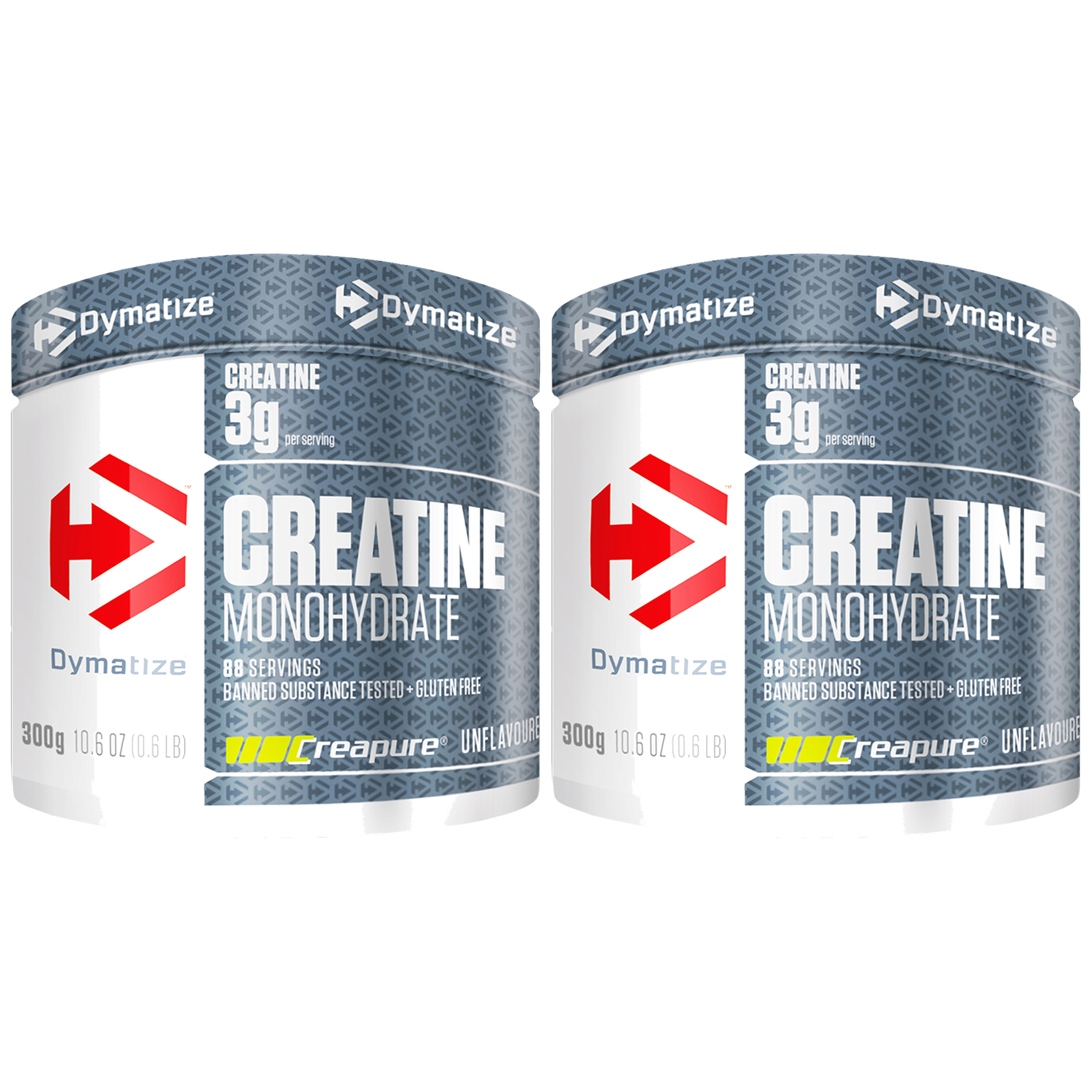 DYMATIZE Creatine Monohydrate NEW - 2x 300g
