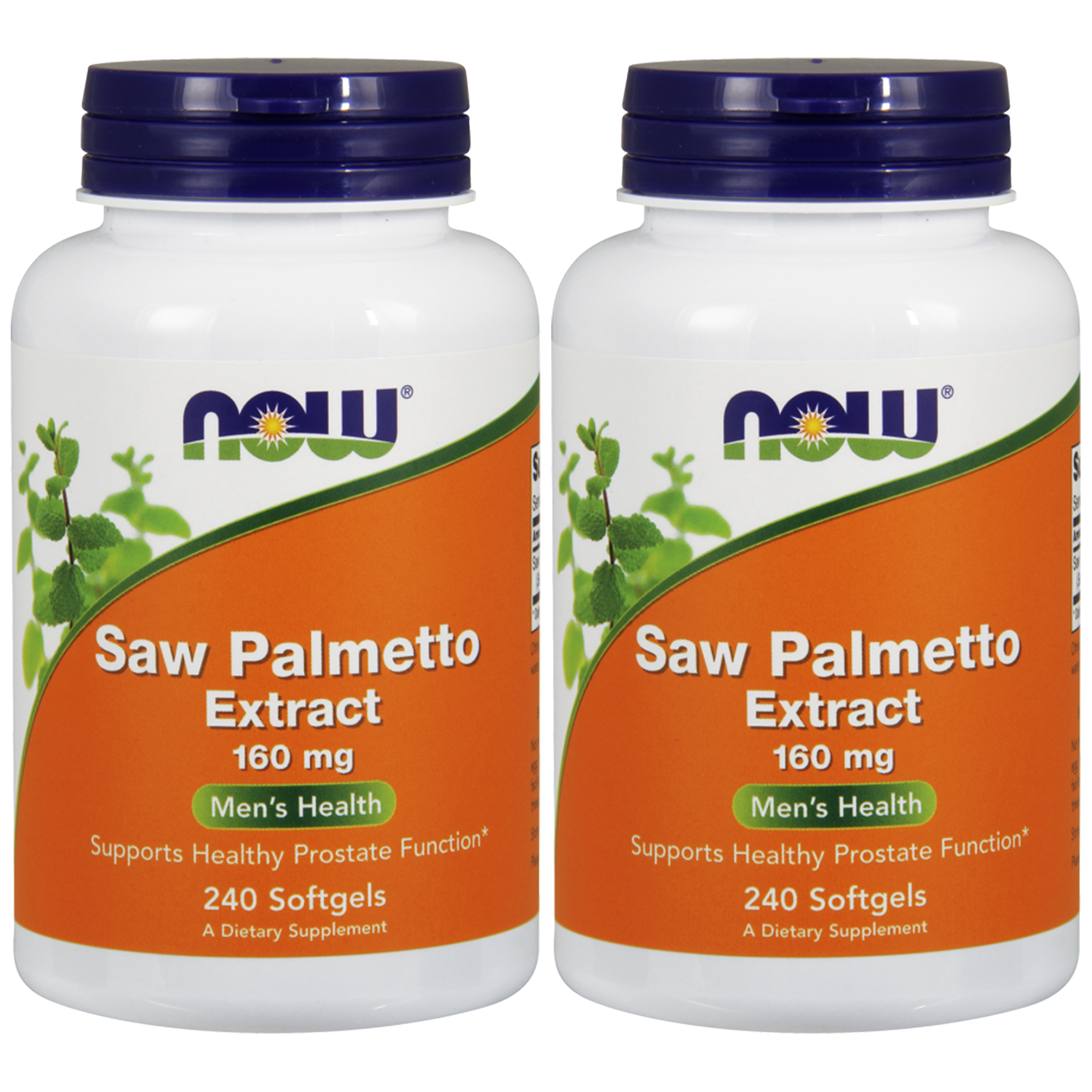NOW SAW Palmetto Extract - 2x 240softgels