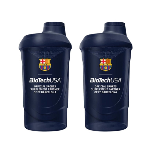 BIOTECH - Shaker Biotech FC Barcelona - 2x 600ml - Blue
