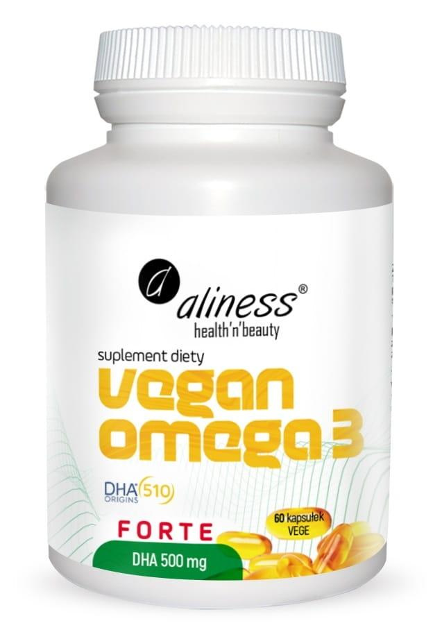 Vegan Omega 3 Forte - capsules véganes avec acides oméga-3 issus de microalgues