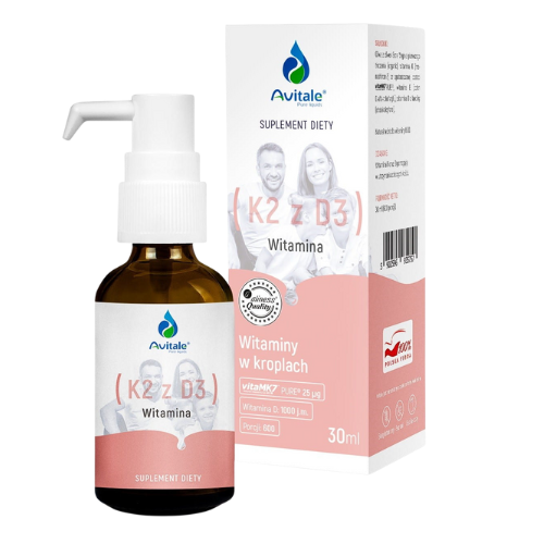 ALINESS - Avitale Witamina K2 z D3 - 2x 30ml