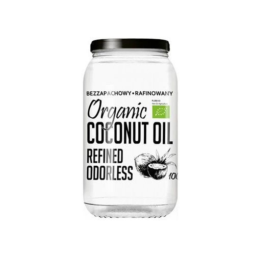 DIET FOOD Bio olej kokosowy Rafinowany - 3x 1000ml