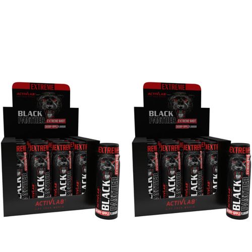 ACTIVLAB - Black Panther Extreme Shot - 12x 2x 80ml - Cherry Apple