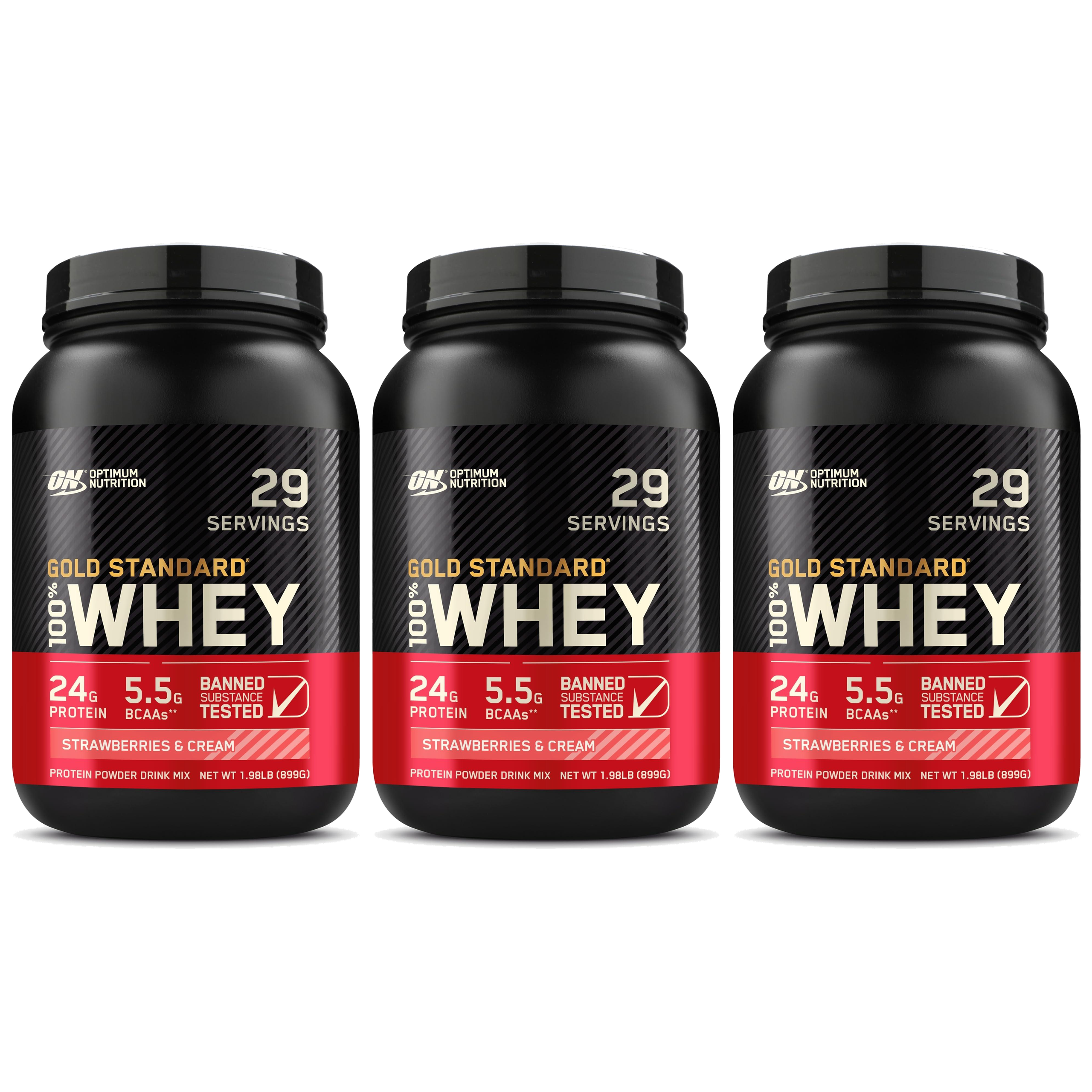 OPTIMUM NUTRITION - Whey Gold Standard - 3x 900g