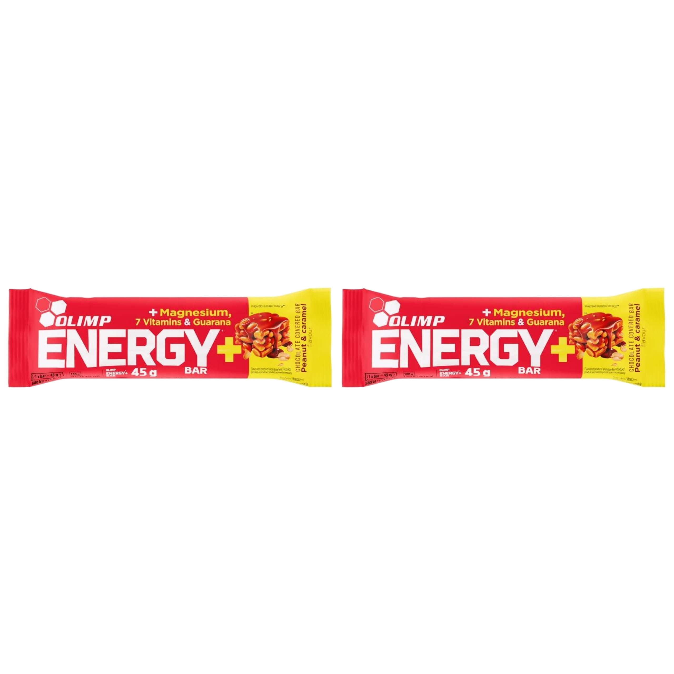 OLIMP - Energy+ Bar - 2x 45g - Peanut Caramel