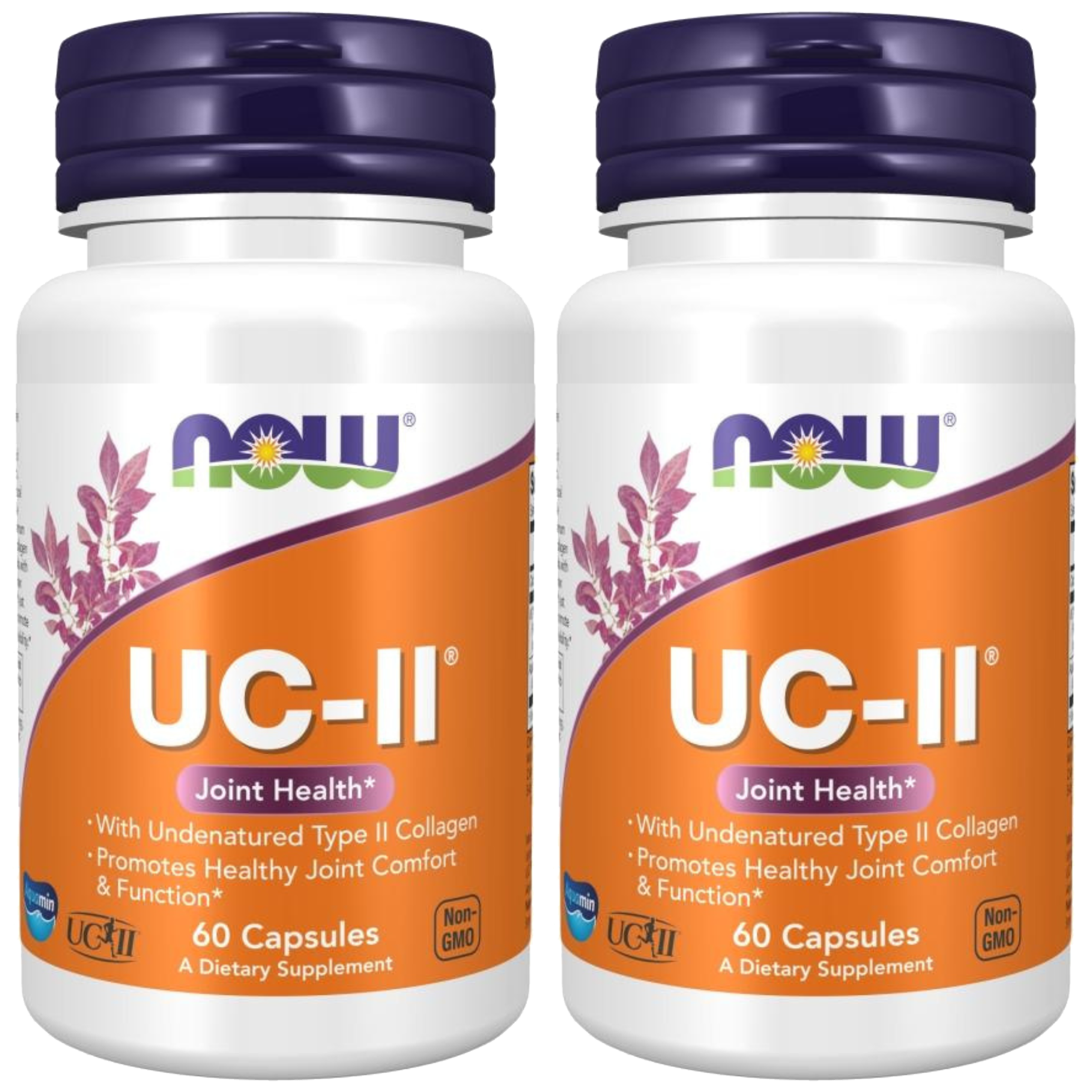NOW - UC-II Collagen Type II 40mg - 2x 60vcaps.