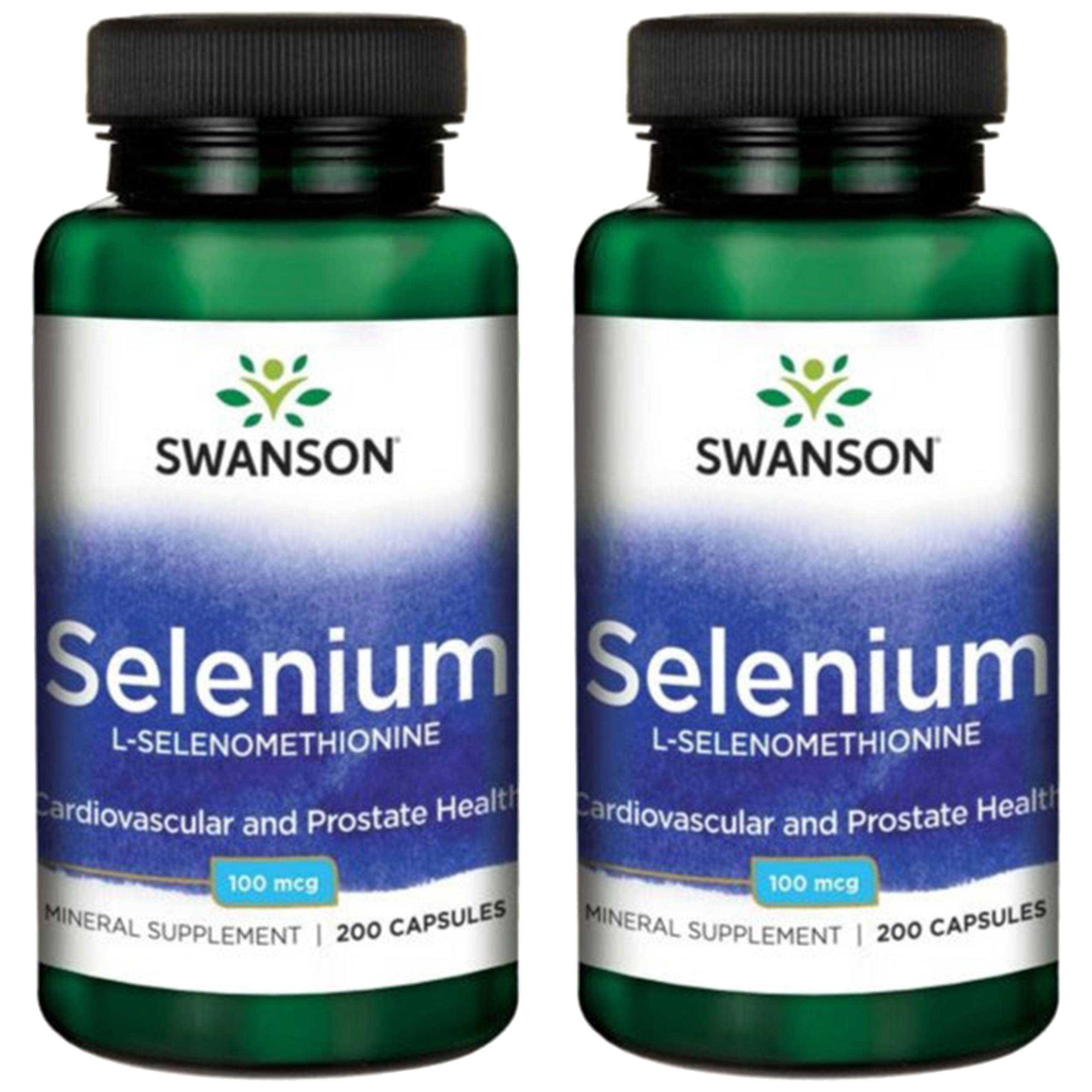 SWANSON Selenium 100mcg - 2x 200caps