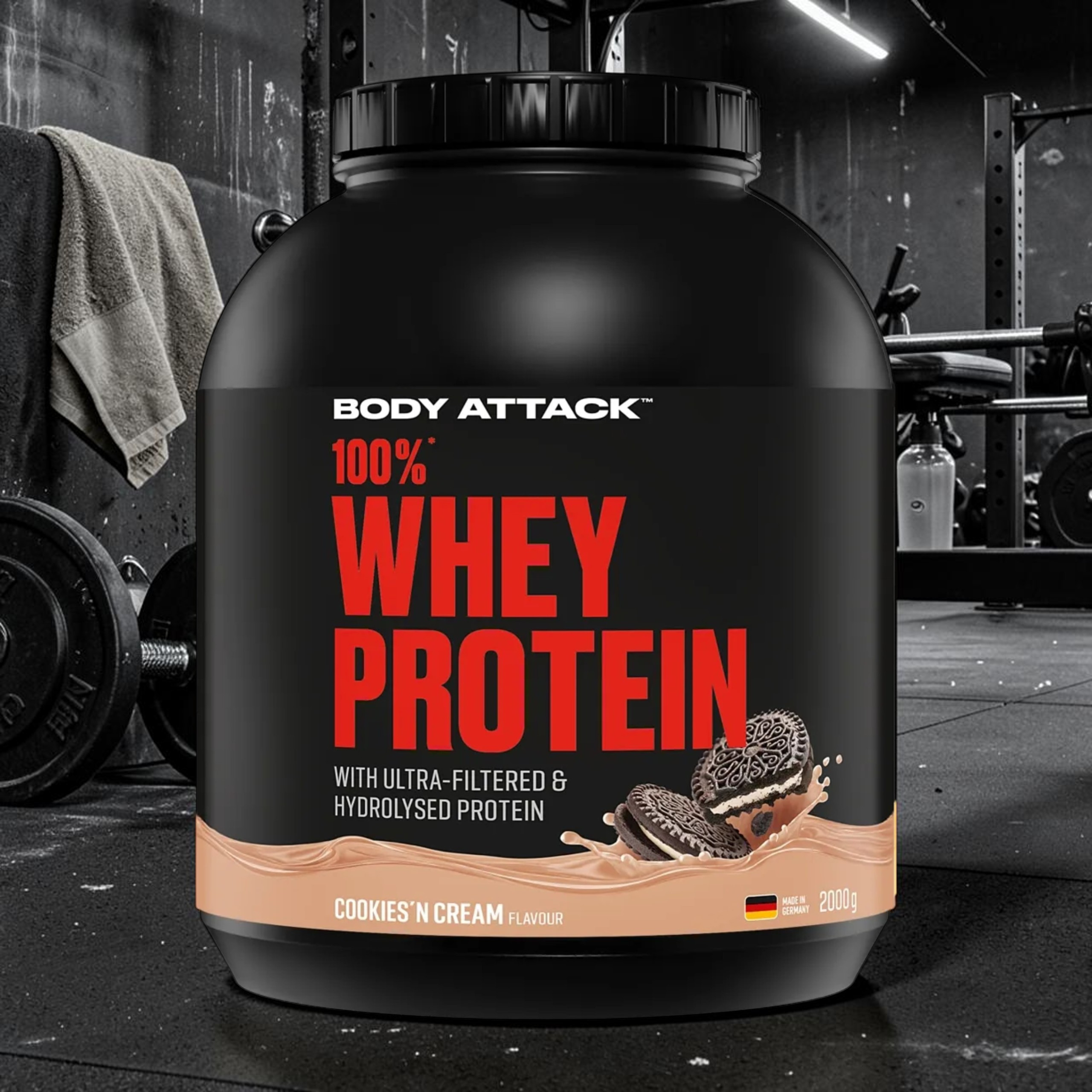 BODY ATTACK - 100% Whey Protein - 2000g