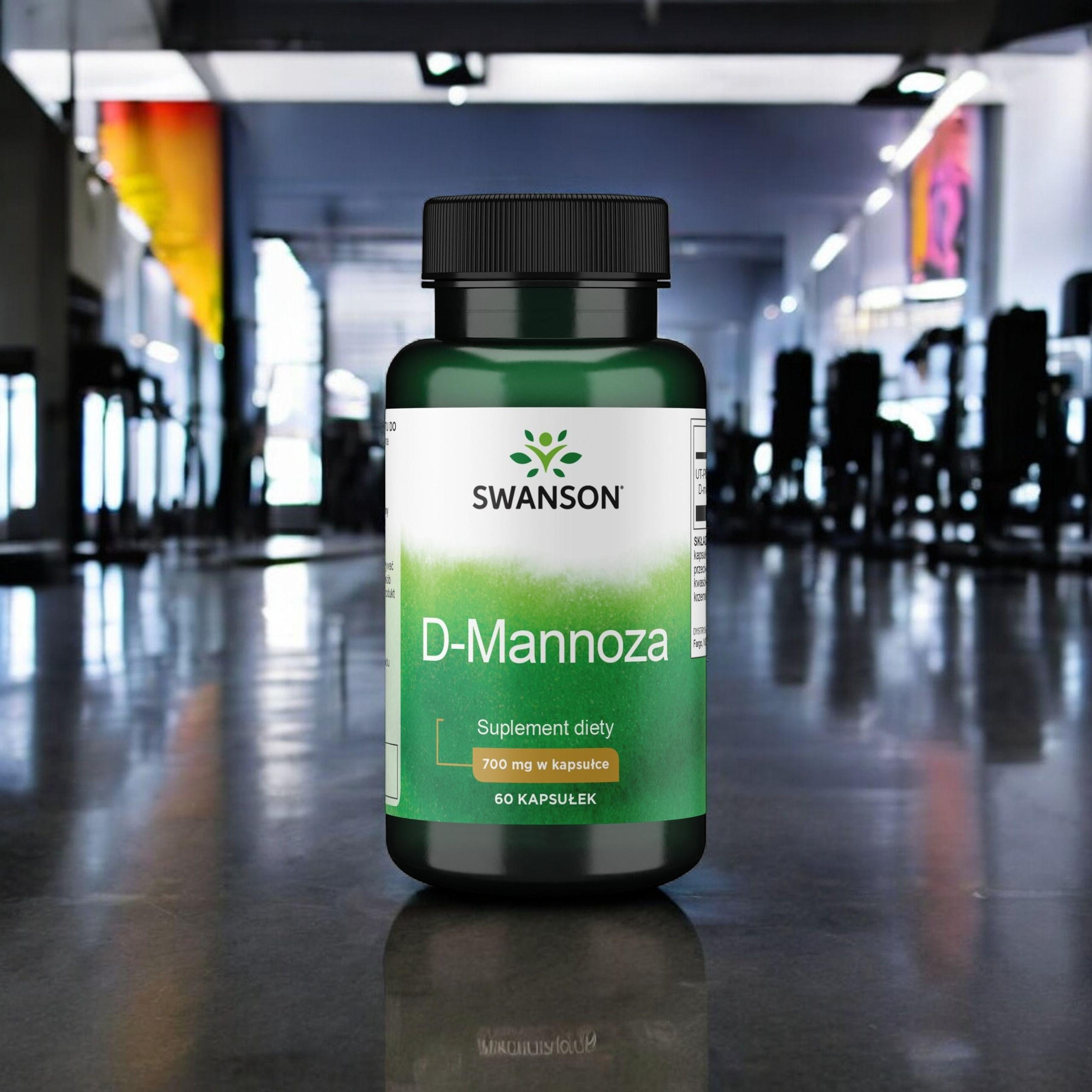 SWANSON - D-Mannoza 700mg - 2x 60vcaps.