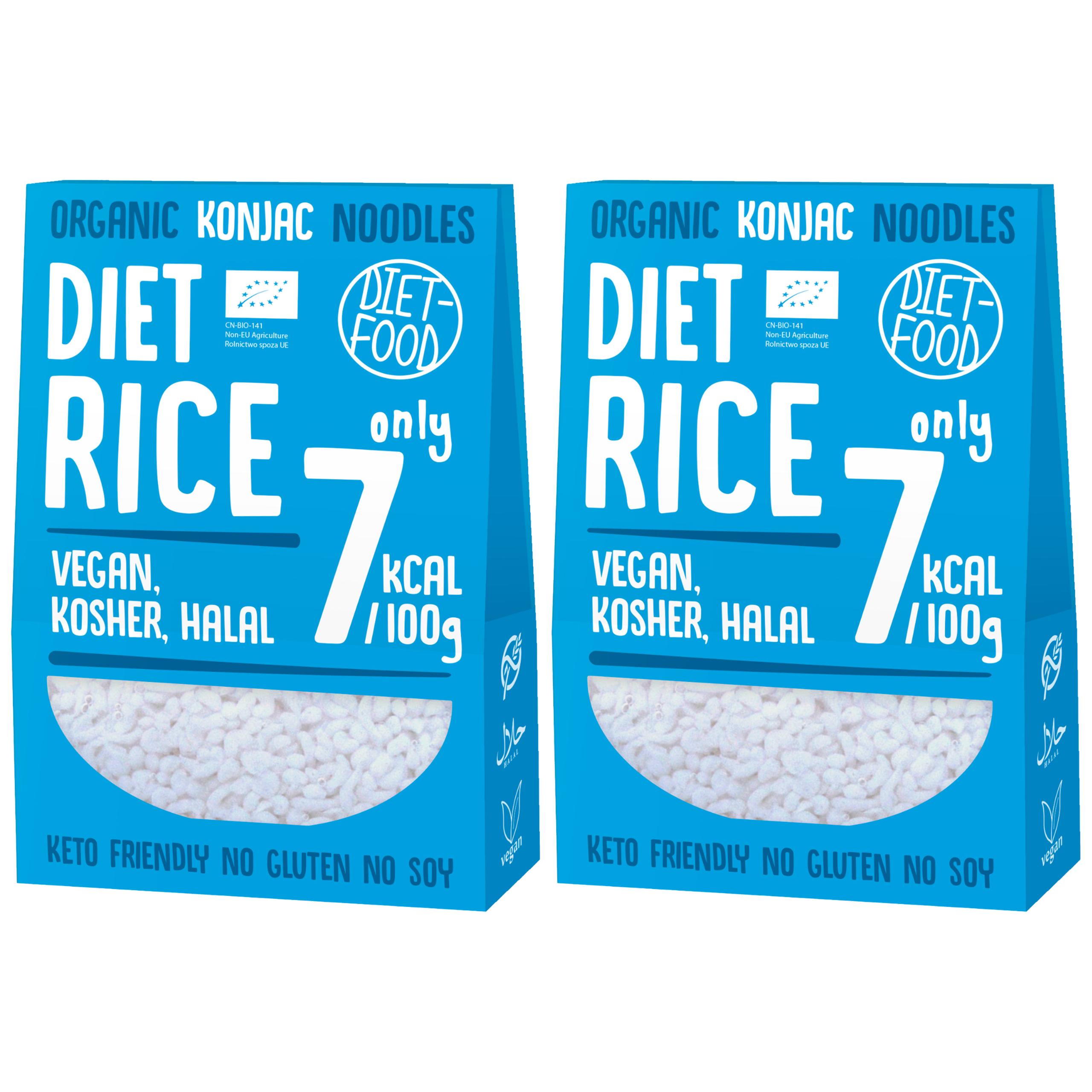 DIET FOOD Bio - Diet Rice - 2x 300g - Makaron Konjac