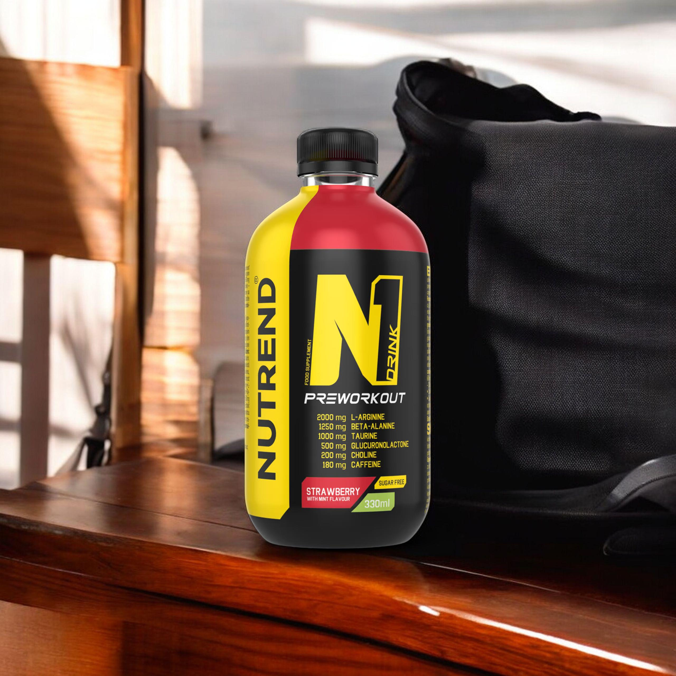 NUTREND N1 Drink PreWorkout - 3x 330ml