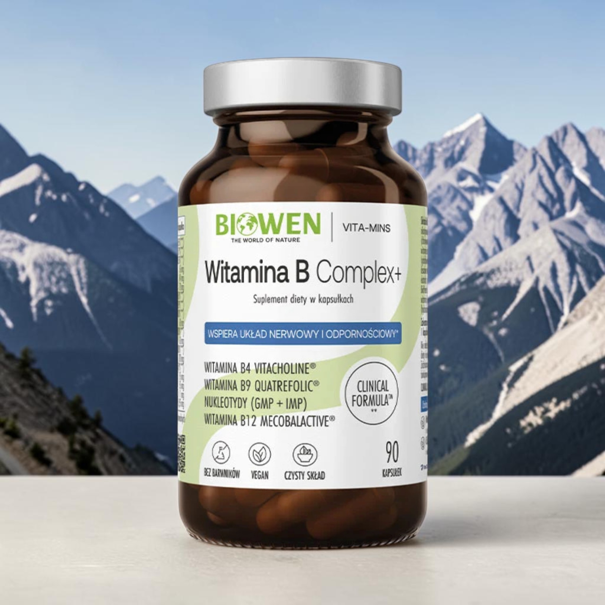 BIOWEN - Witamina B Complex+ - 90 caps